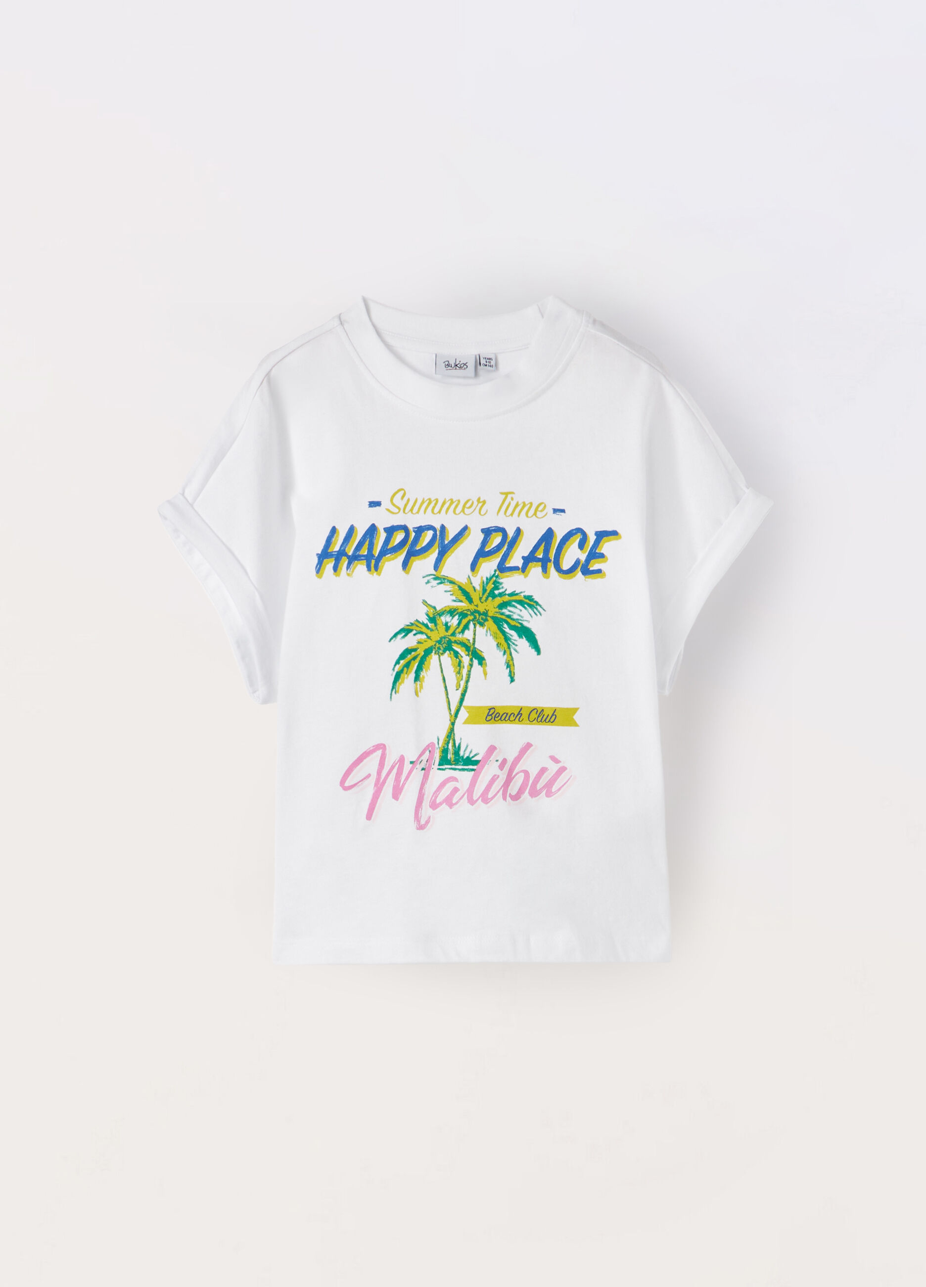 T-shirt in jersey di puro cotone ragazza_0