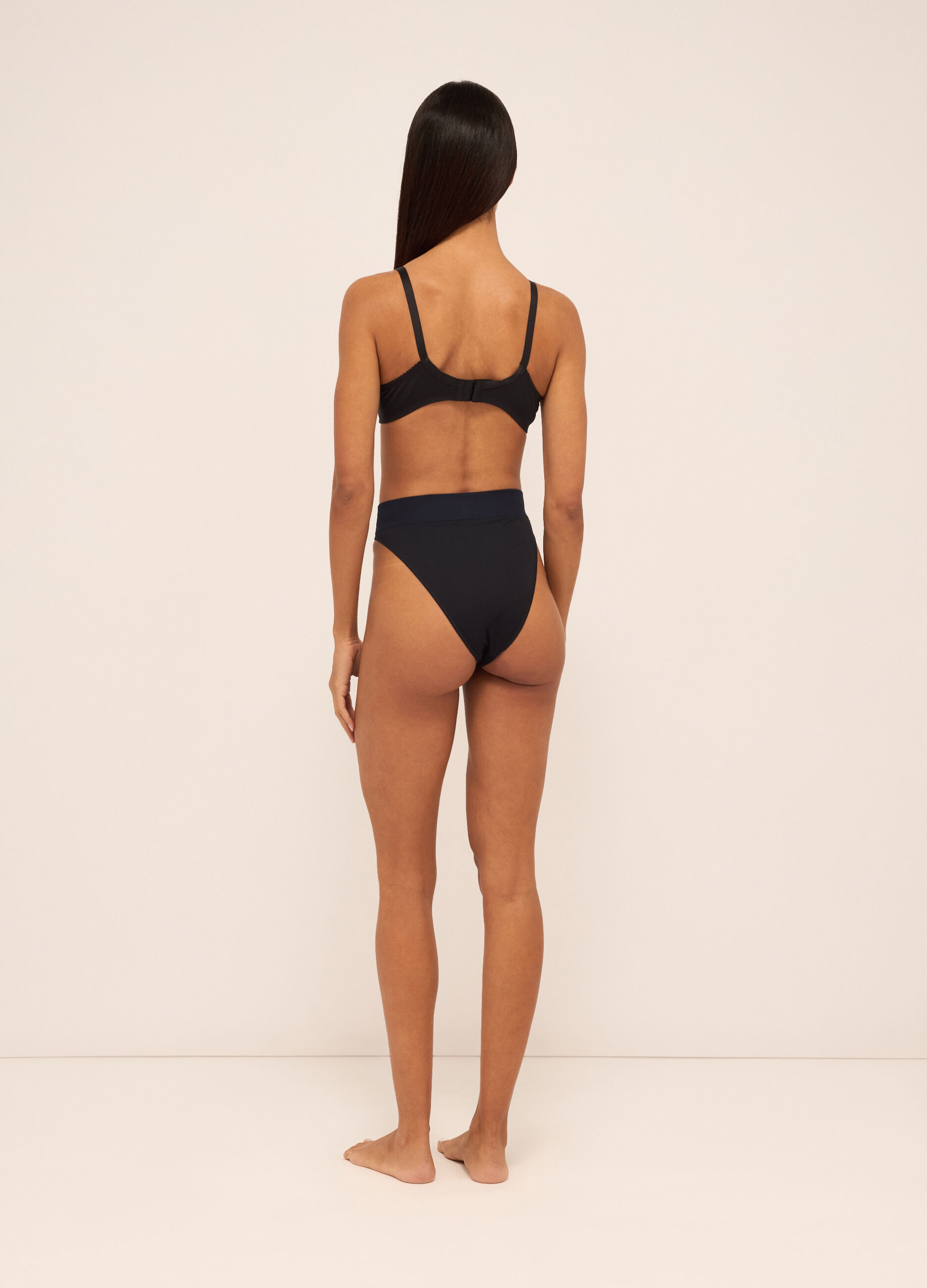 Reggiseno imbottito con ricami in puro cotone donna_1