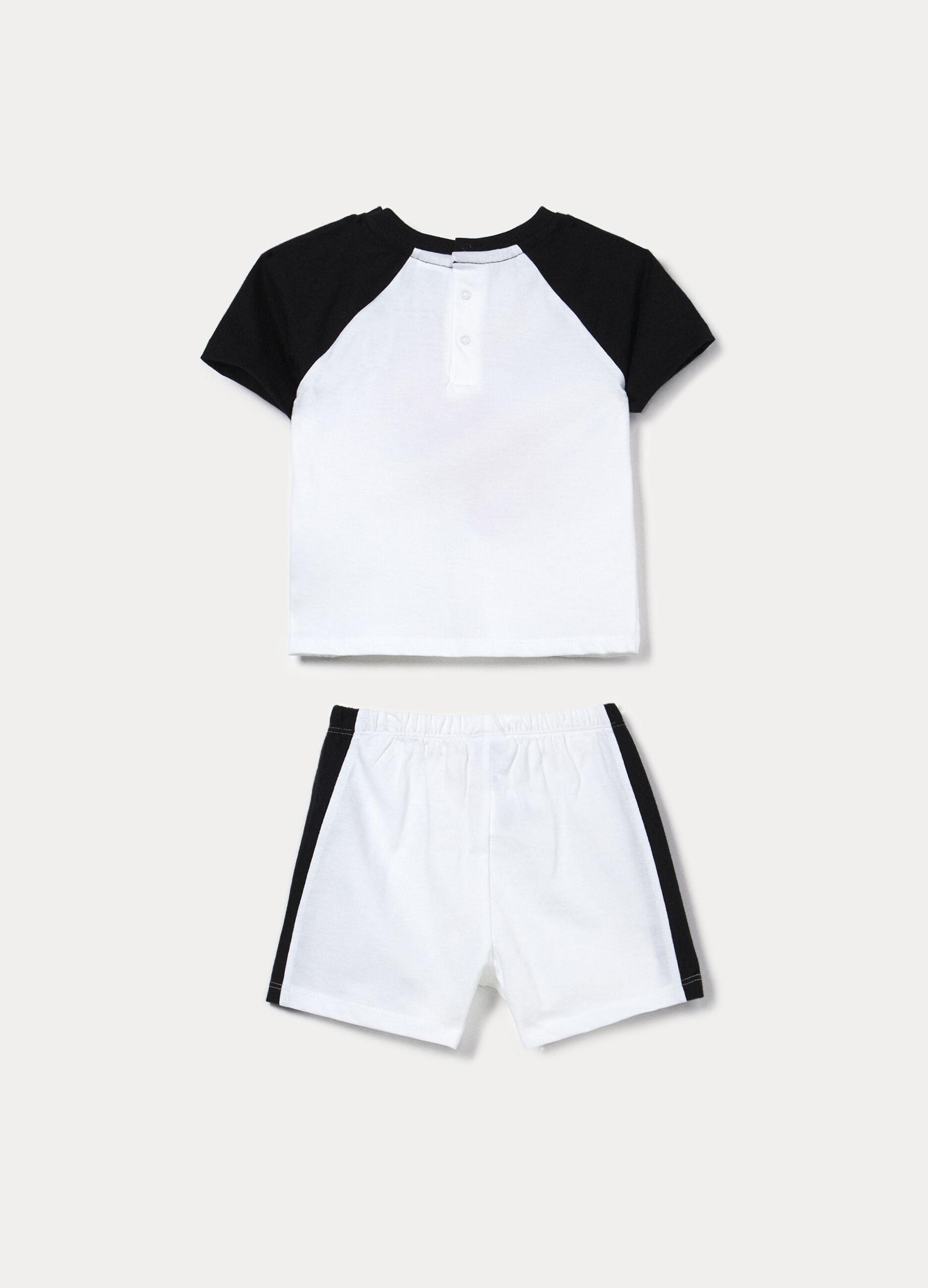 Set pigiama corto in puro cotone _1