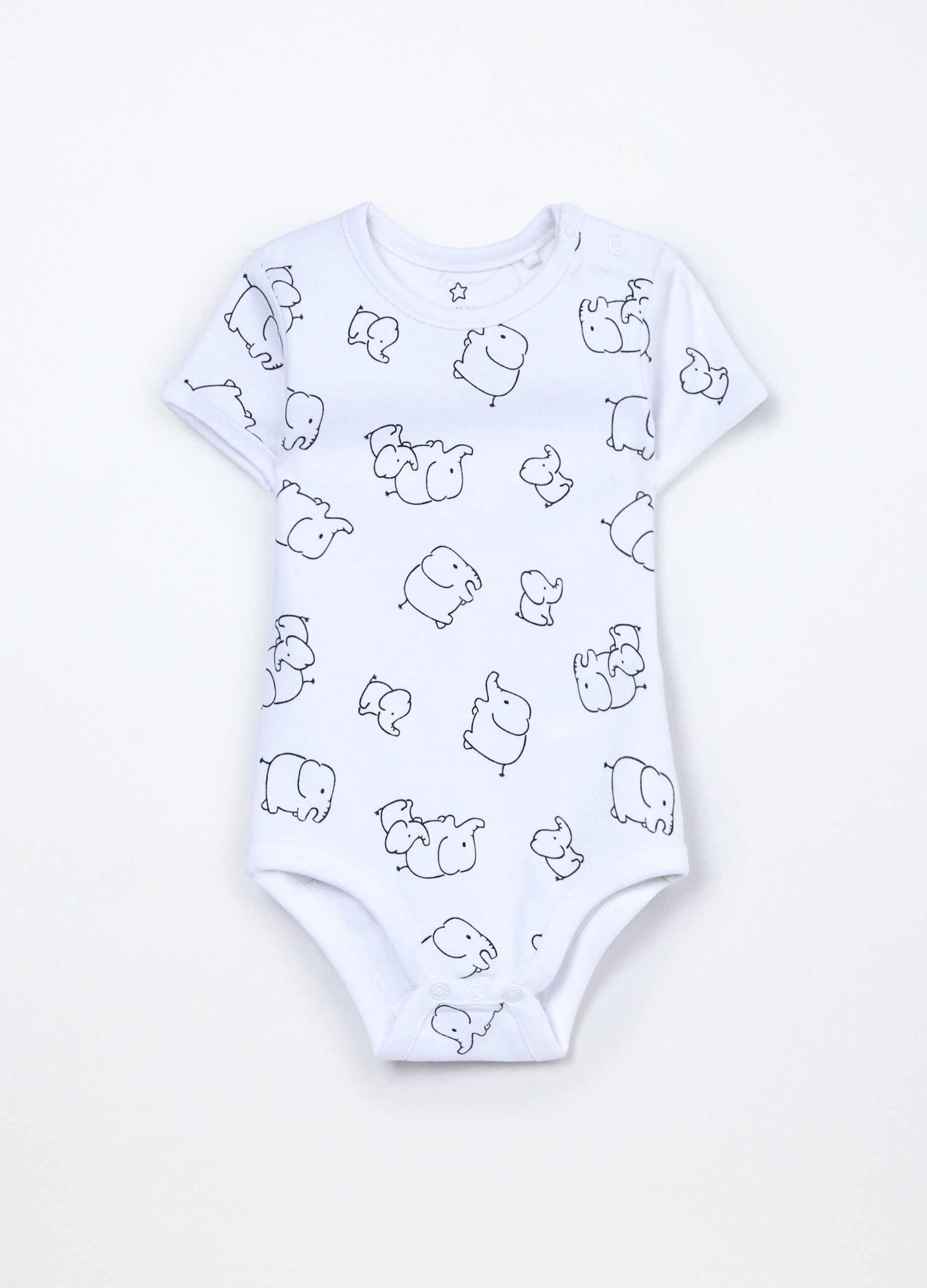 Body in interlock di puro cotone neonato_0