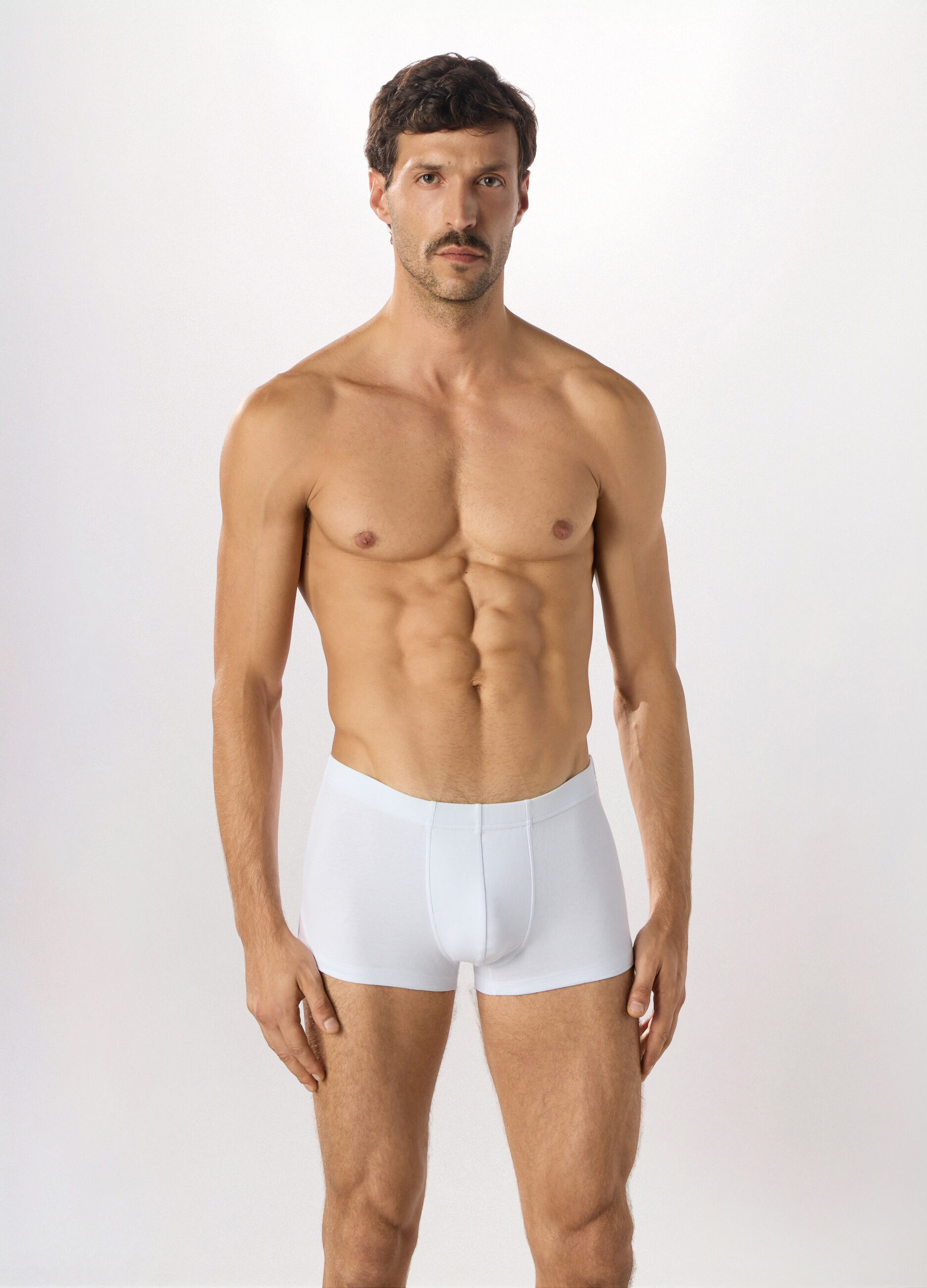 Boxer in cotone stretch uomo_0