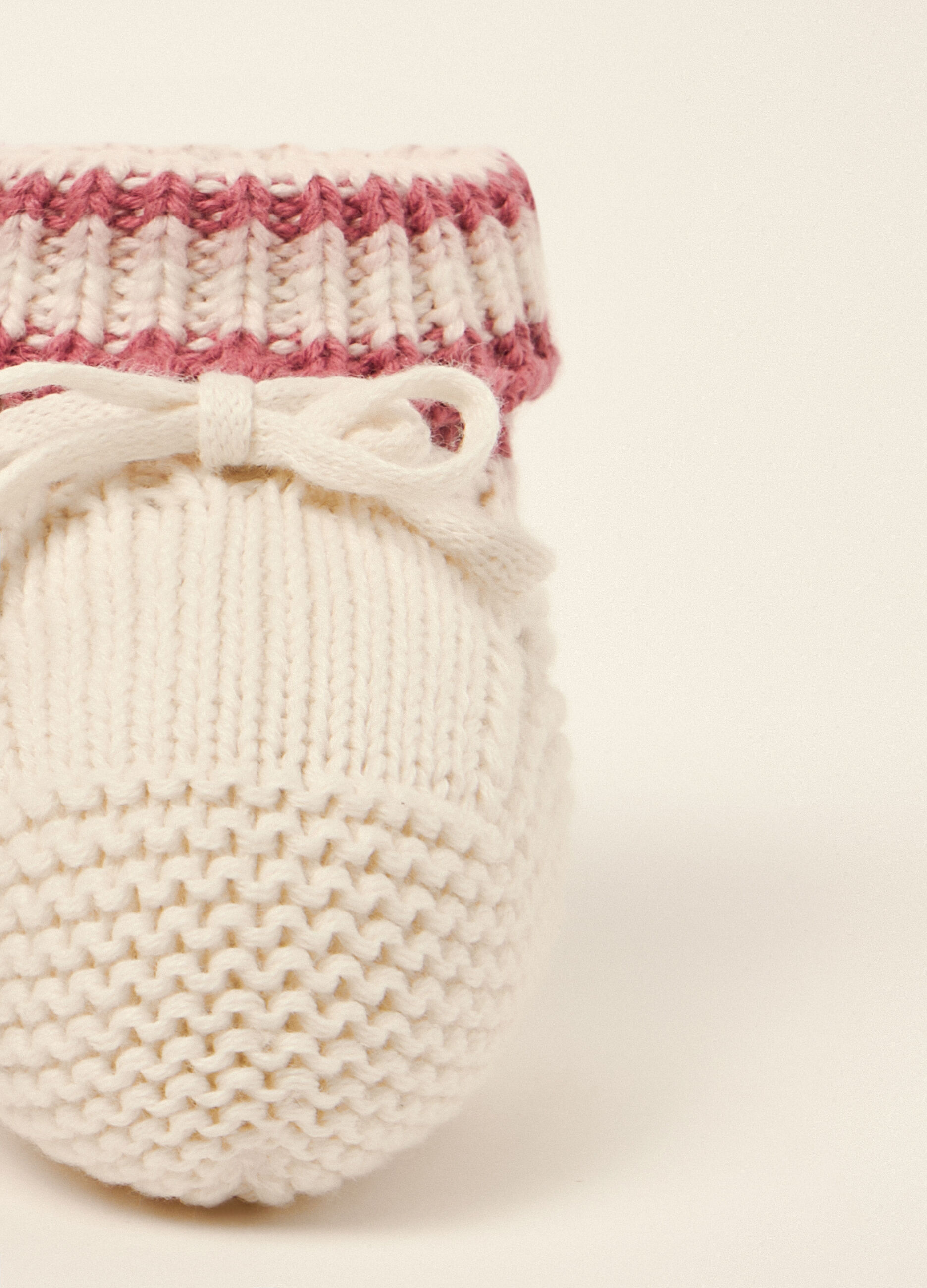 Scarpine in puro cotone tricot IANA neonata_1