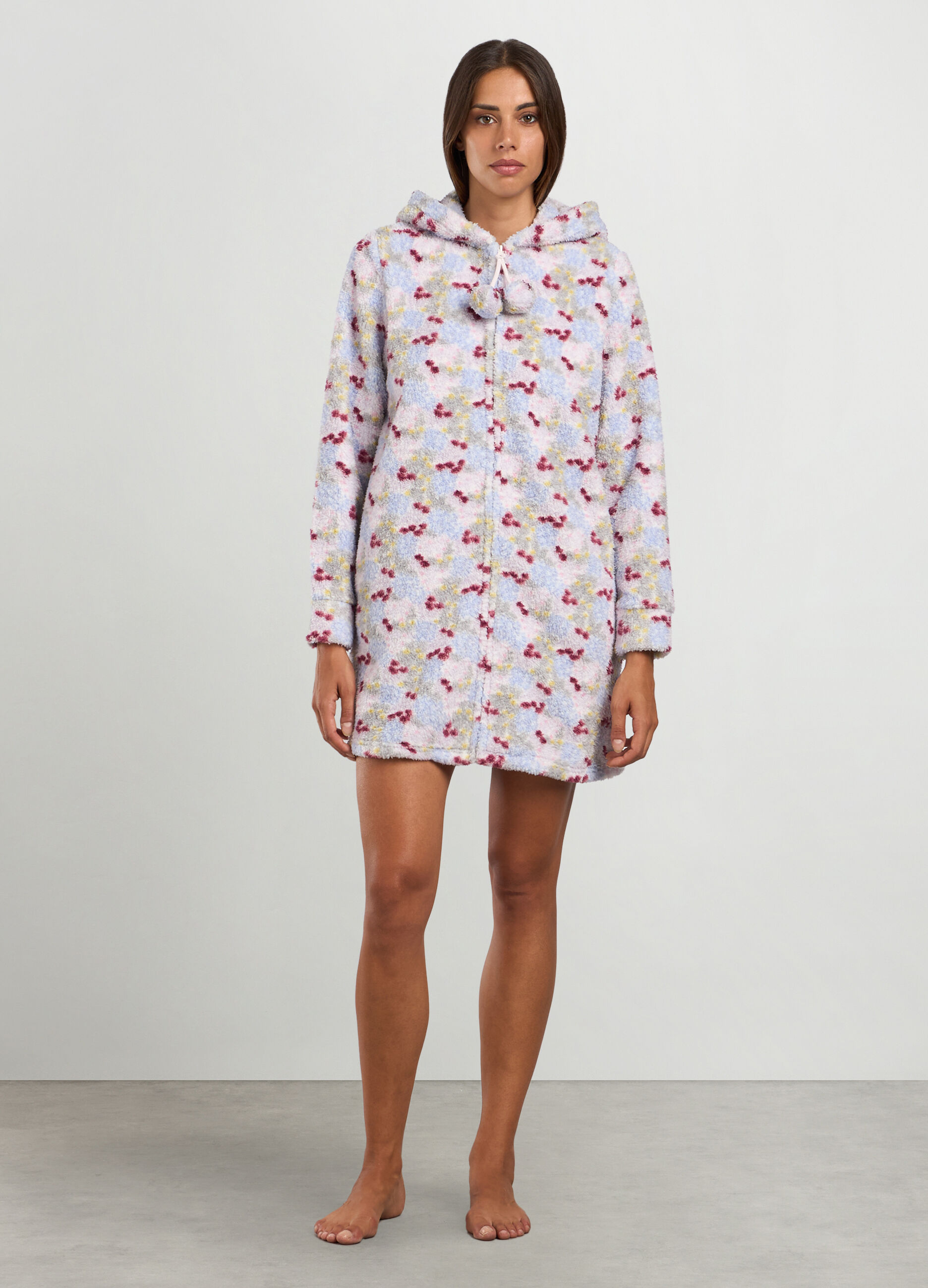 Vestaglia in coral fleece donna_0