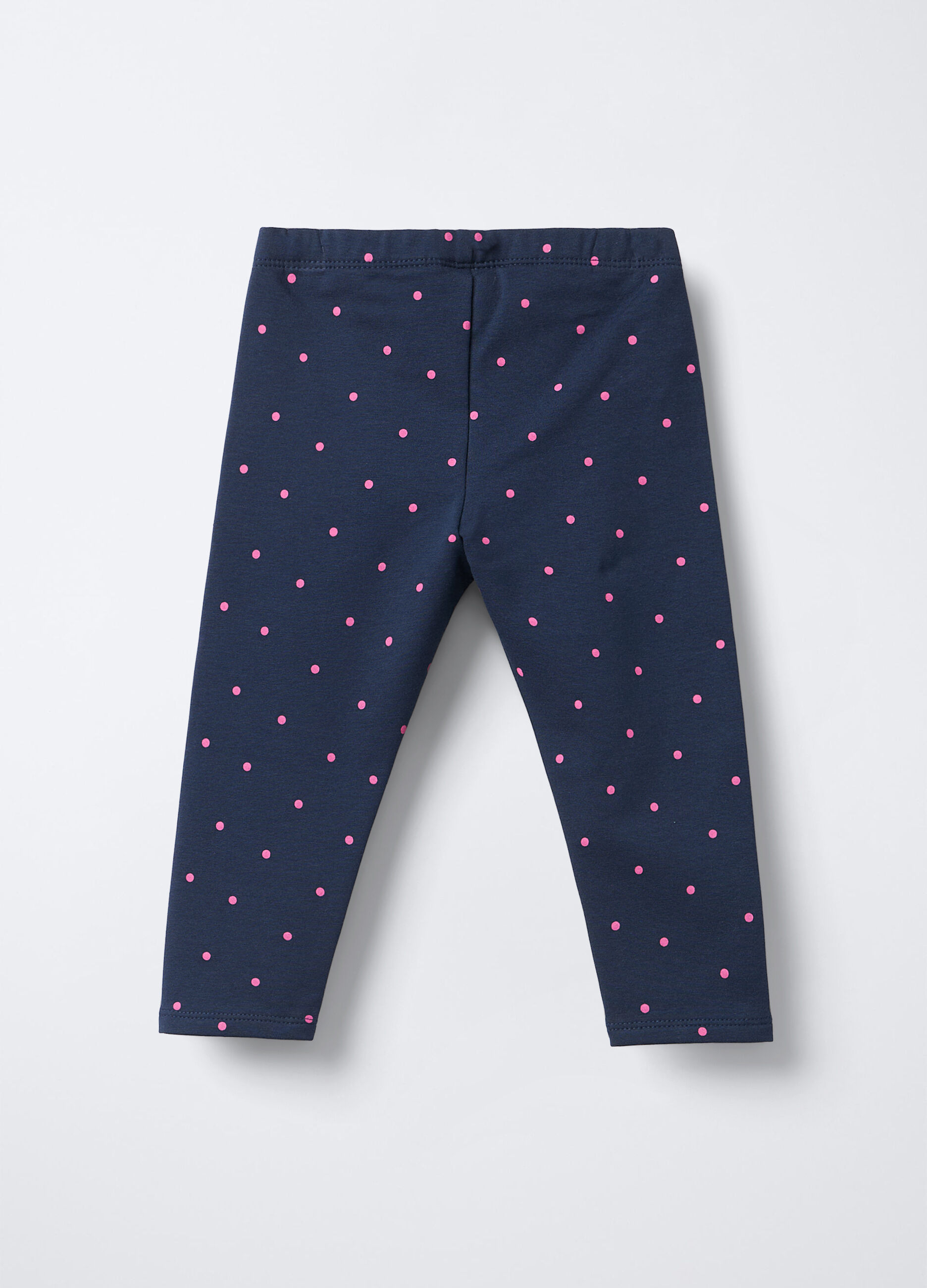 Leggings in cotone garzato stretch Slim Fit bimba_1