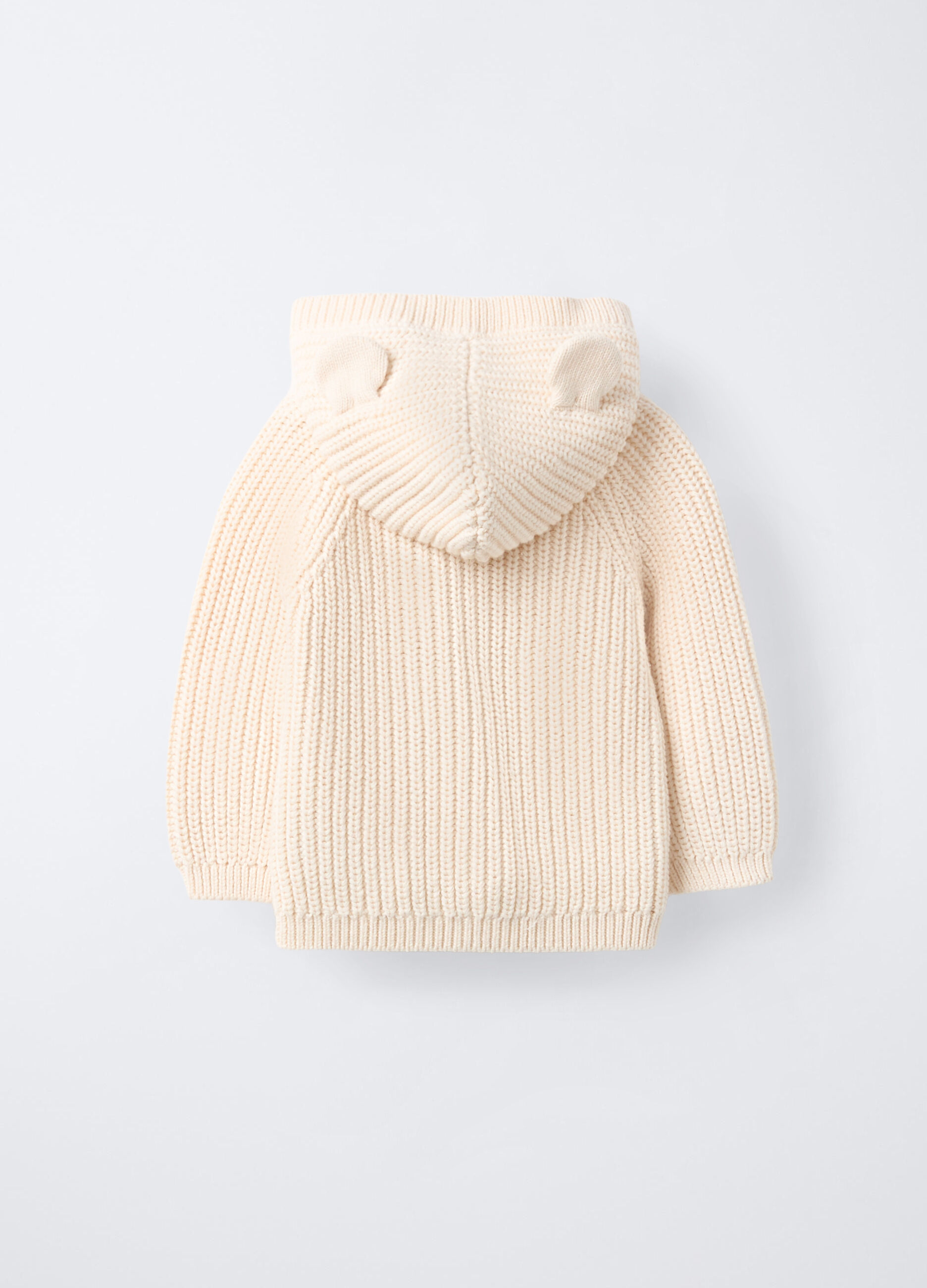 Cardigan tricot in puro cotone neonato