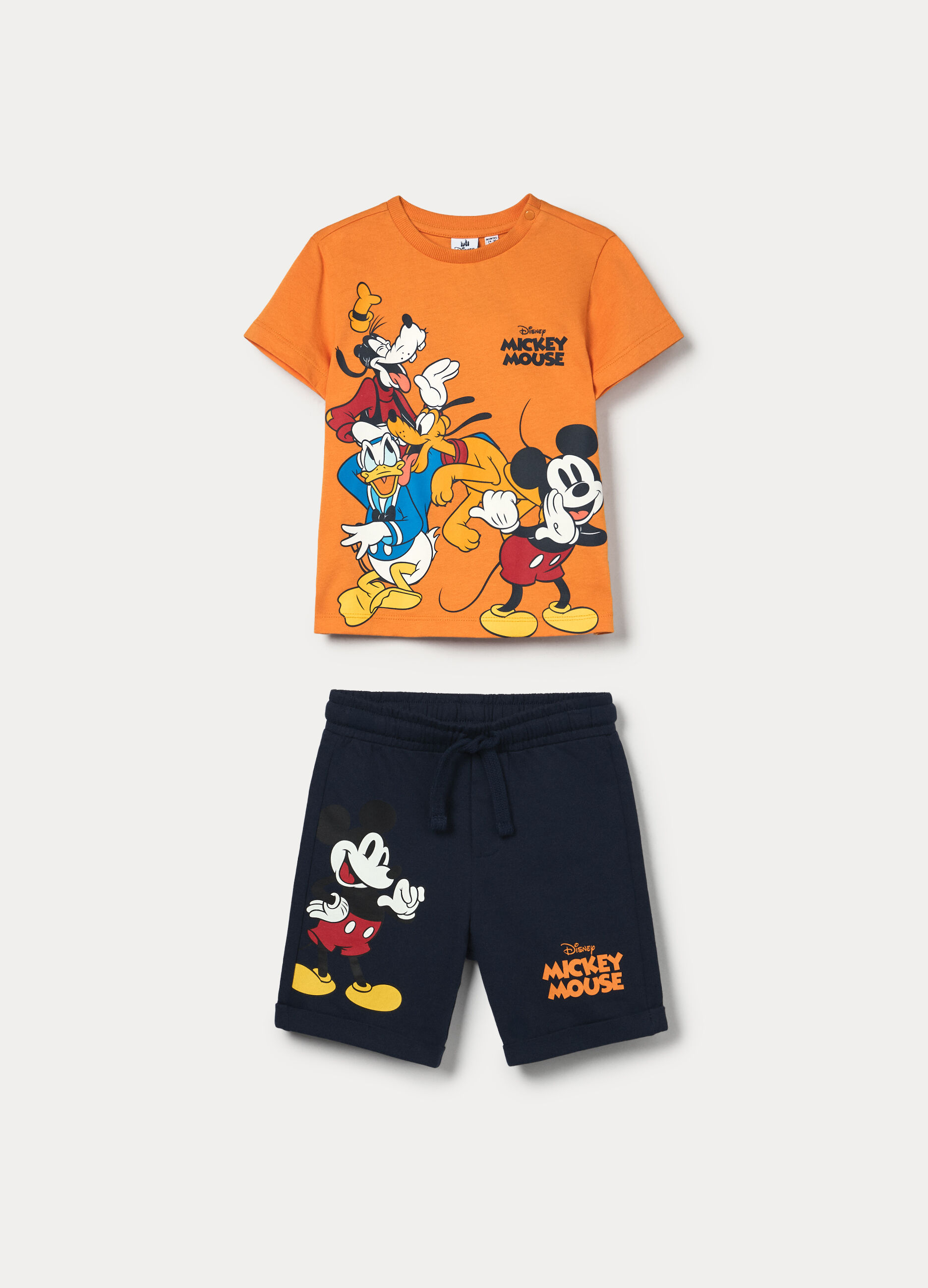 Jogging set Disney in jersey di puro cotone bimbo_0
