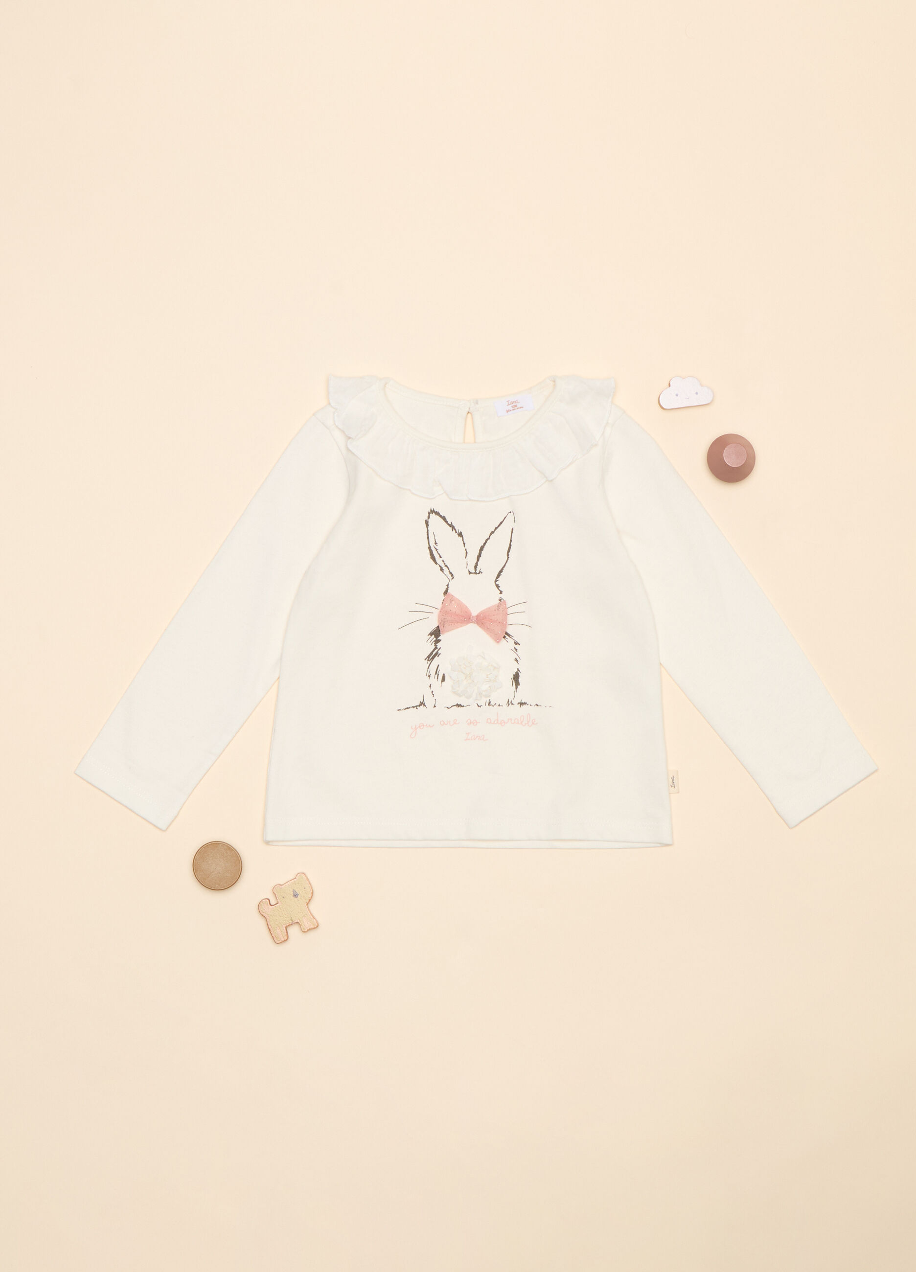 T-shirt in jersey di cotone_0