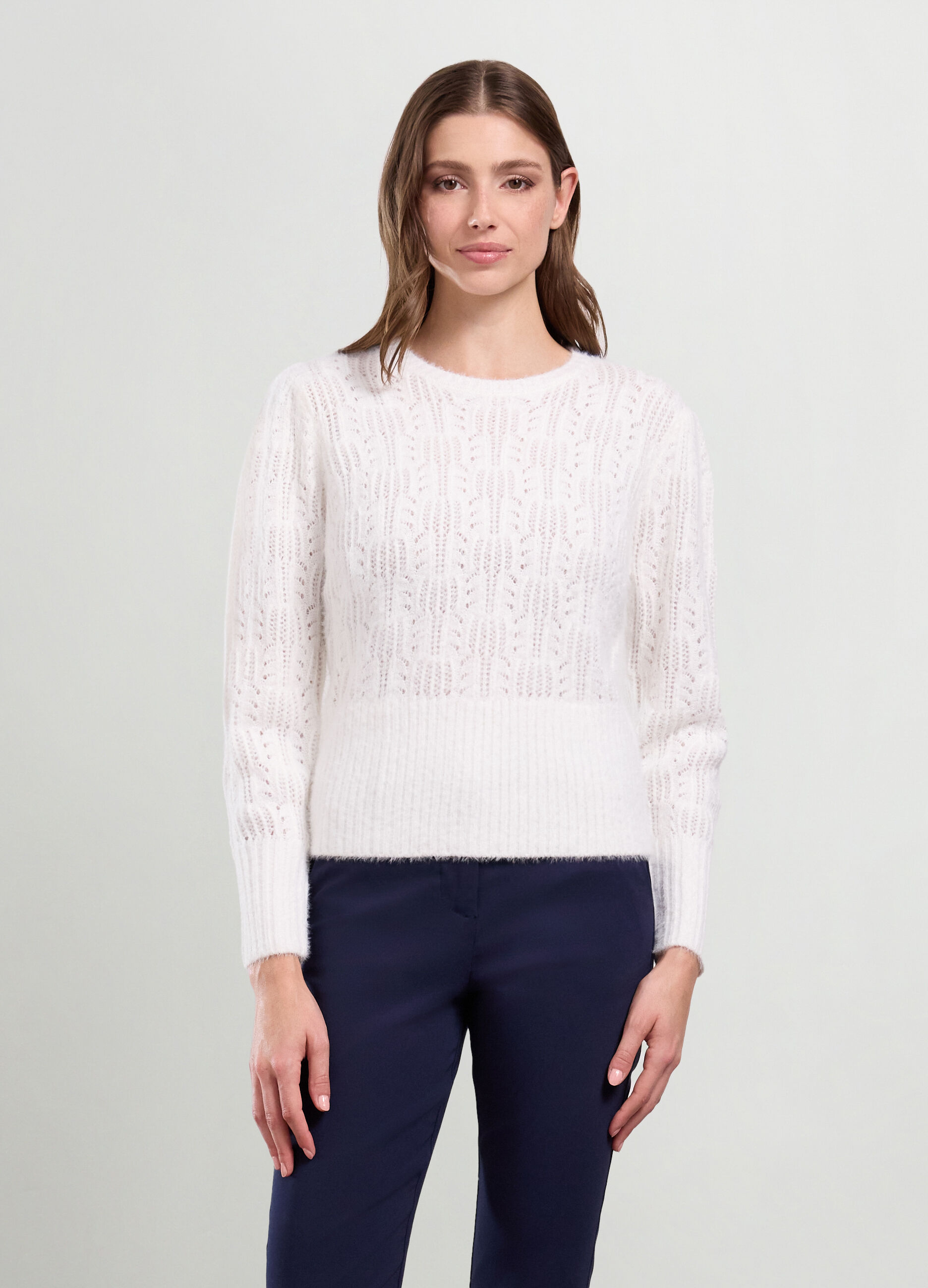 Tricot con lavorazione jacquard donna_0