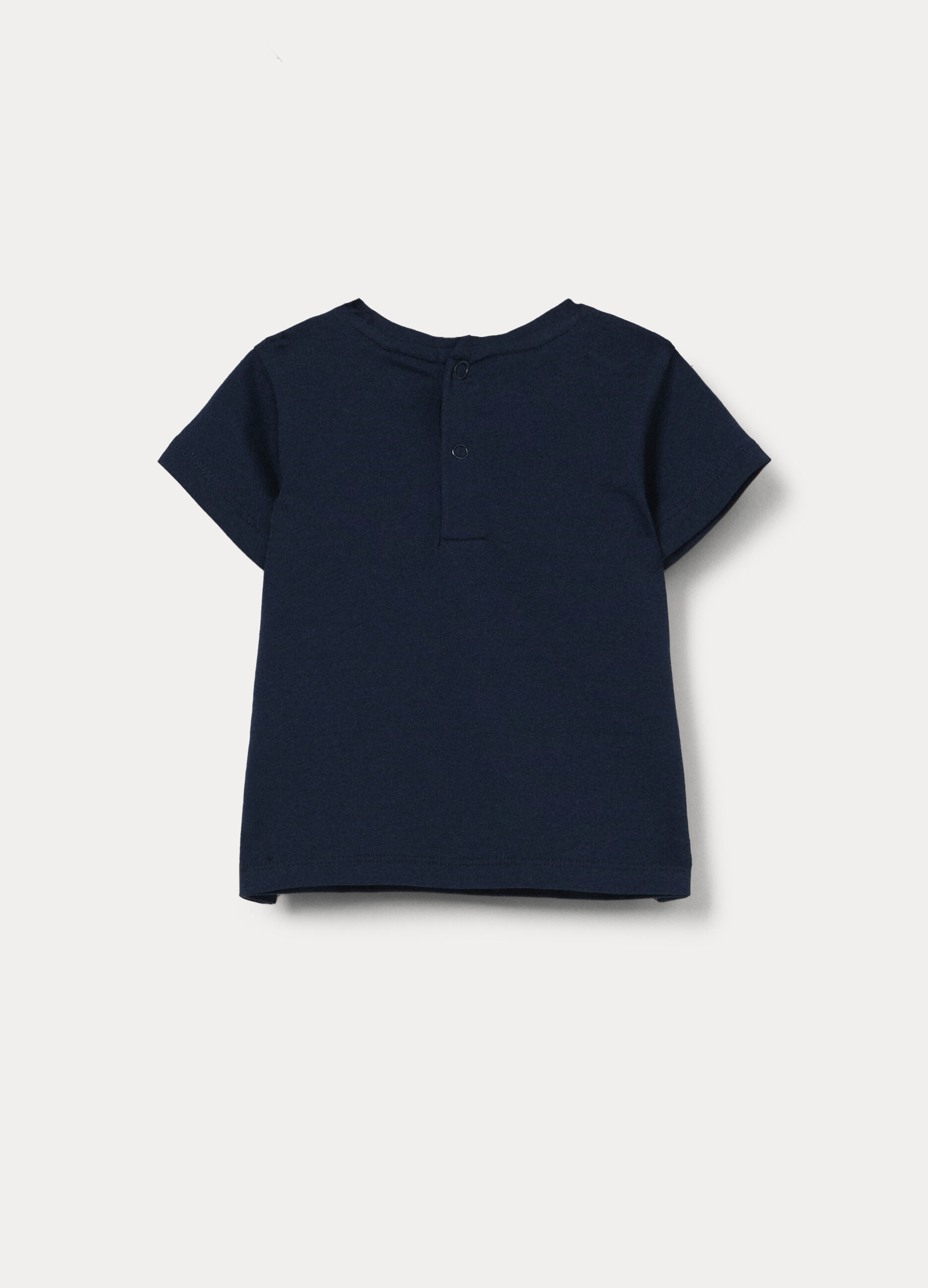 T-shirt in jersey di cotone stretch neonato_1