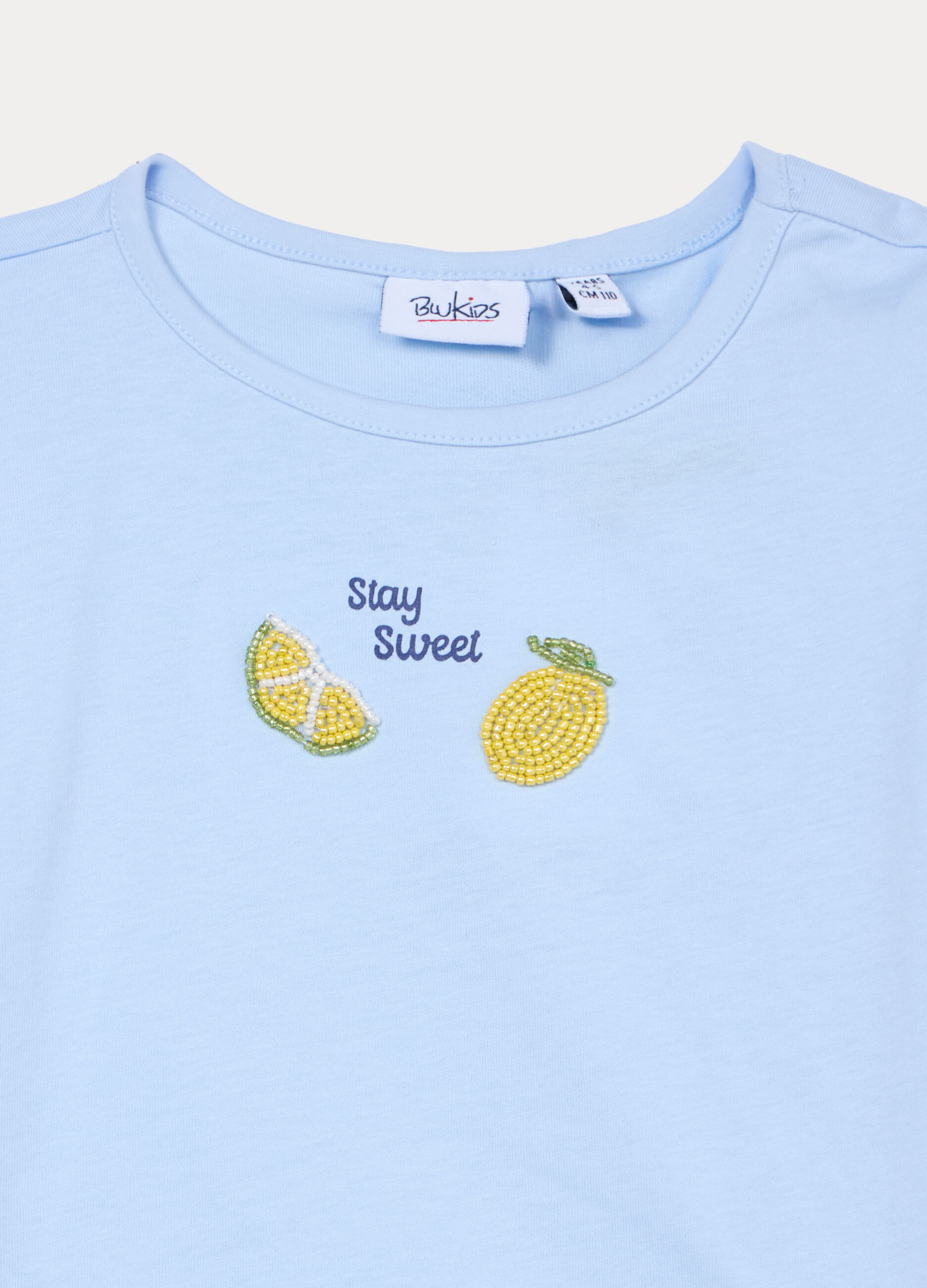 T-shirt in jersey di puro cotone bambina_2