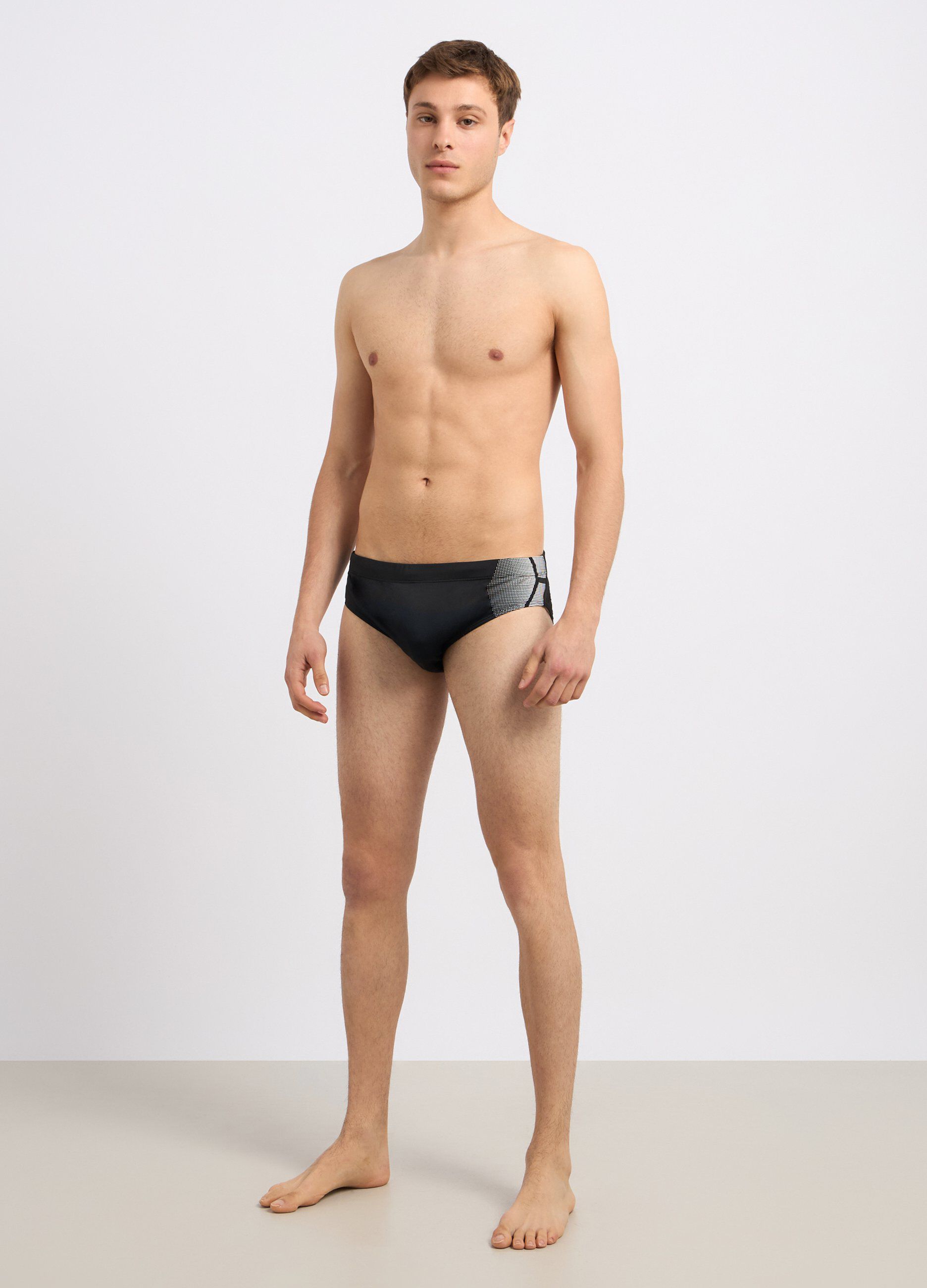 Costume slip con stampa uomo_0