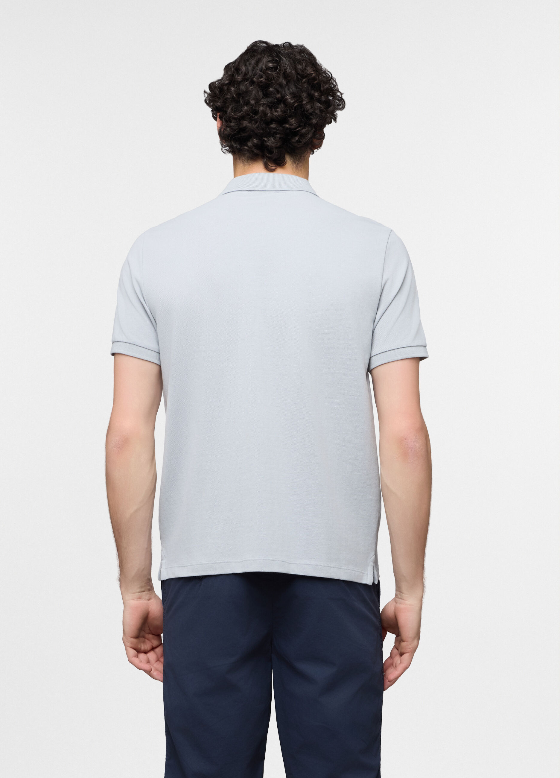 Polo in piquet di cotone uomo