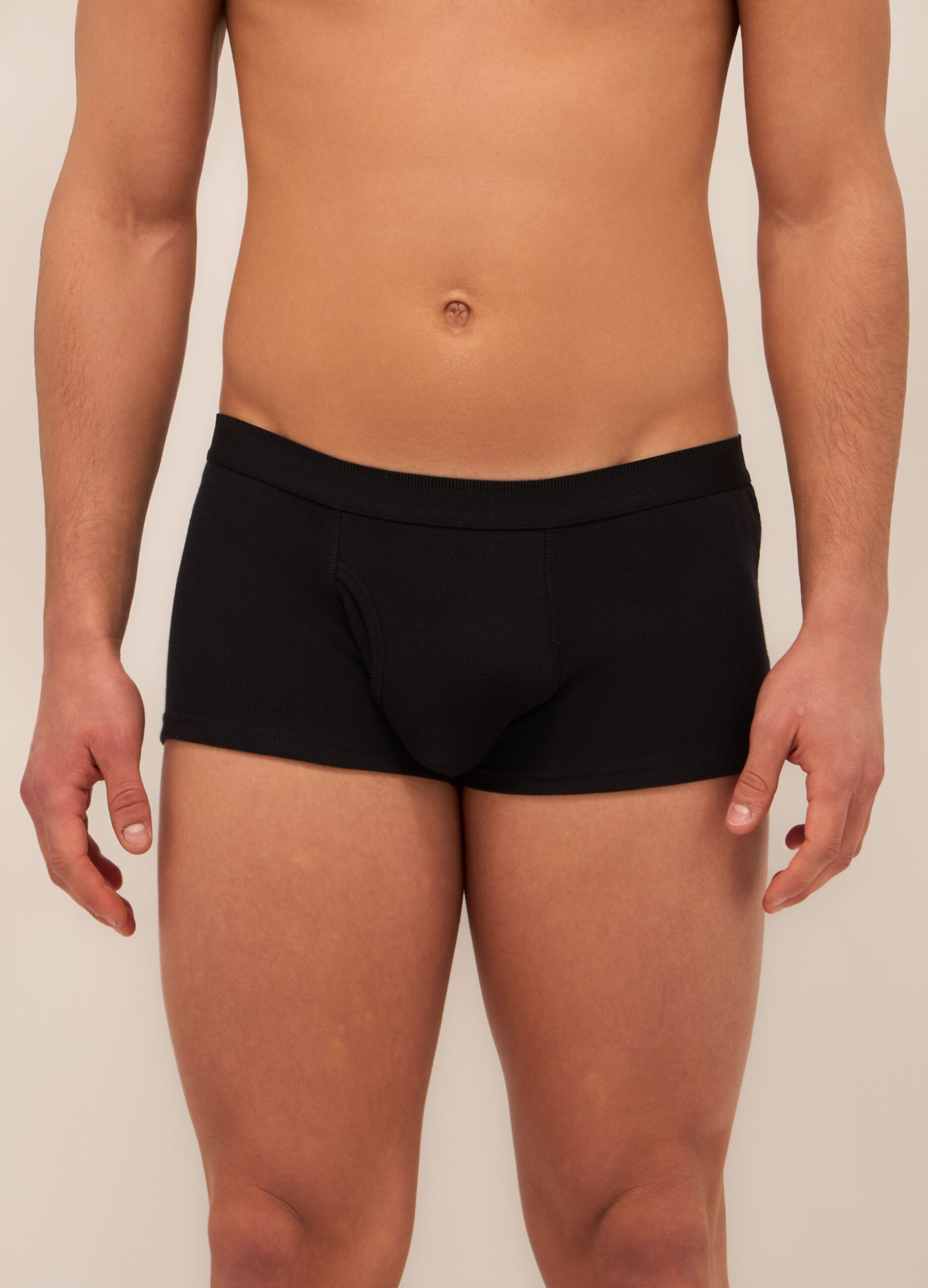 Boxer in cotone stretch a costine uomo_2