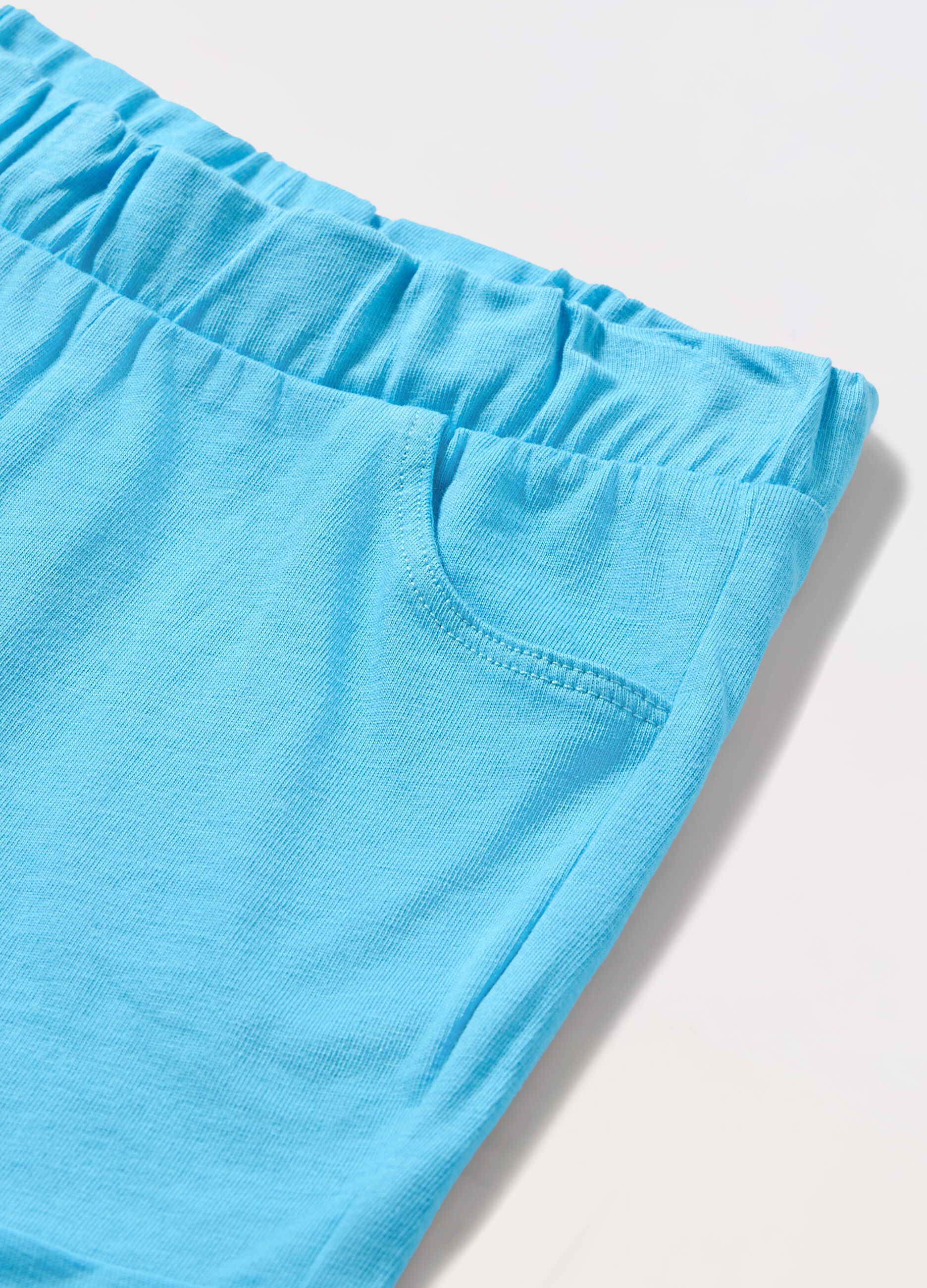 Shorts in jersey di puro cotone neonato_1
