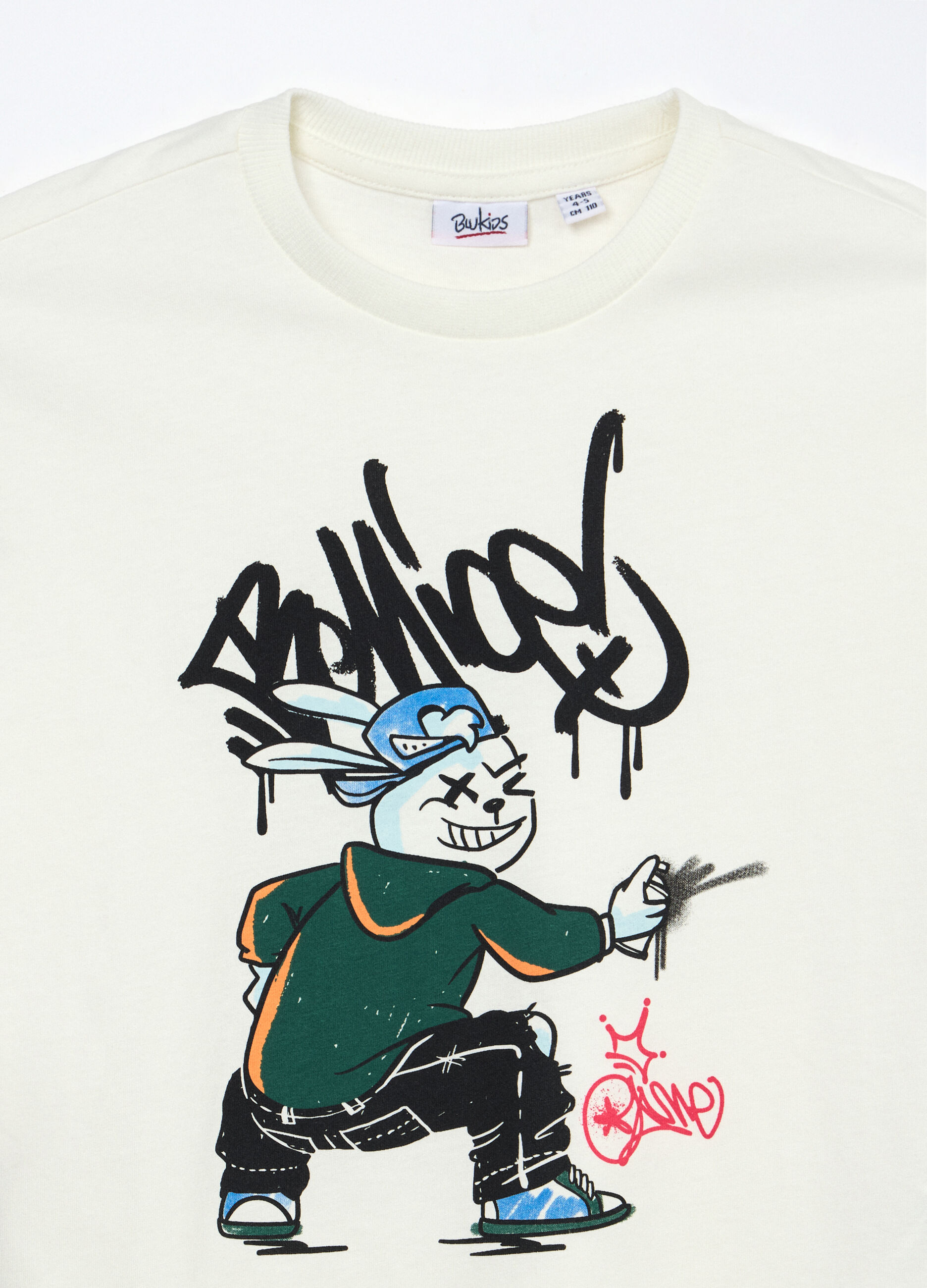 T-shirt a maniche lunghe in puro cotone bambino_2