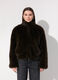 Pelliccia corta in fake fur donna_1