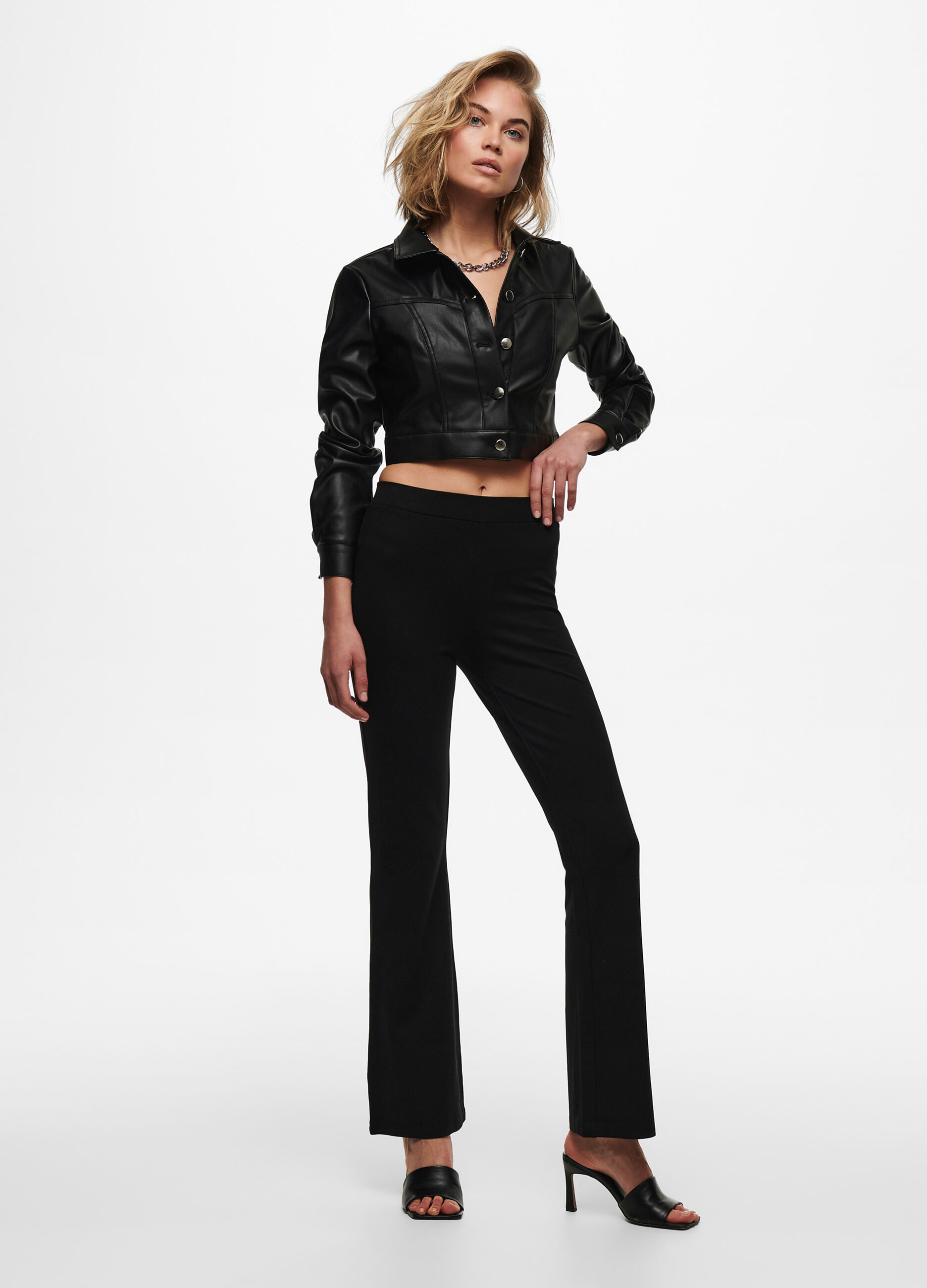 Pantaloni stretch donna_0