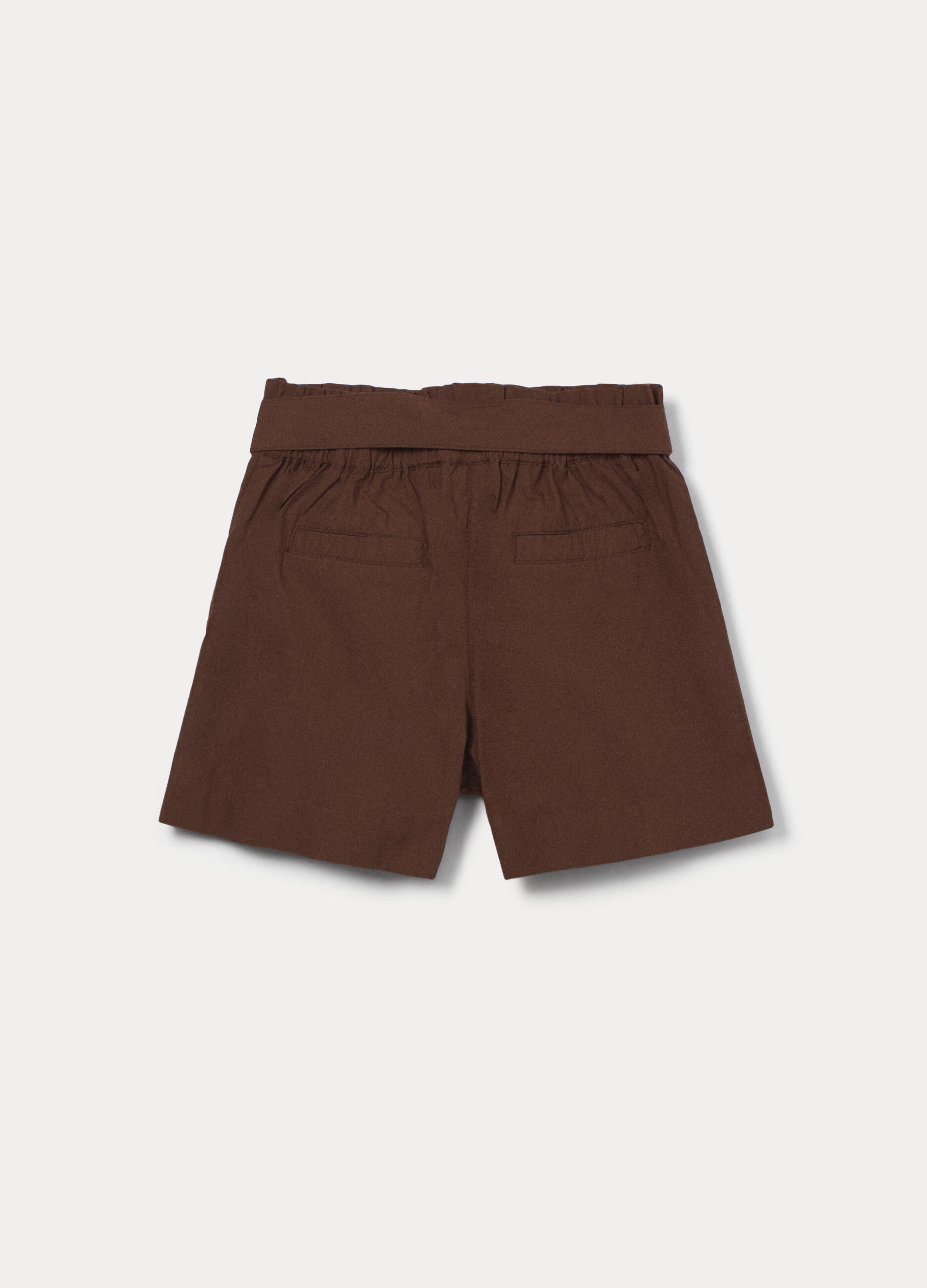 Shorts in popeline di puro cotone bambina_1