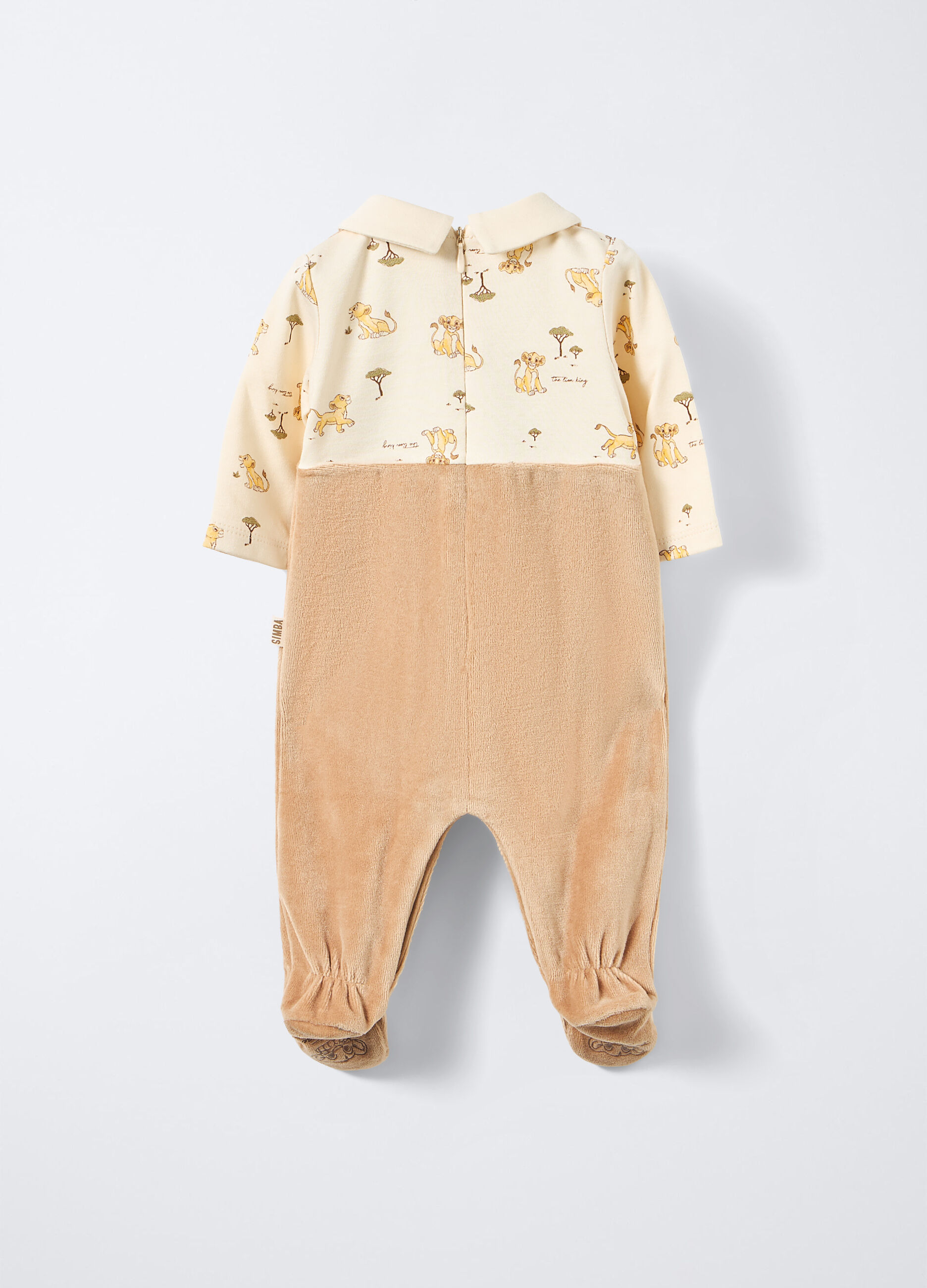 Tutina Disney misto cotone velour neonato_1