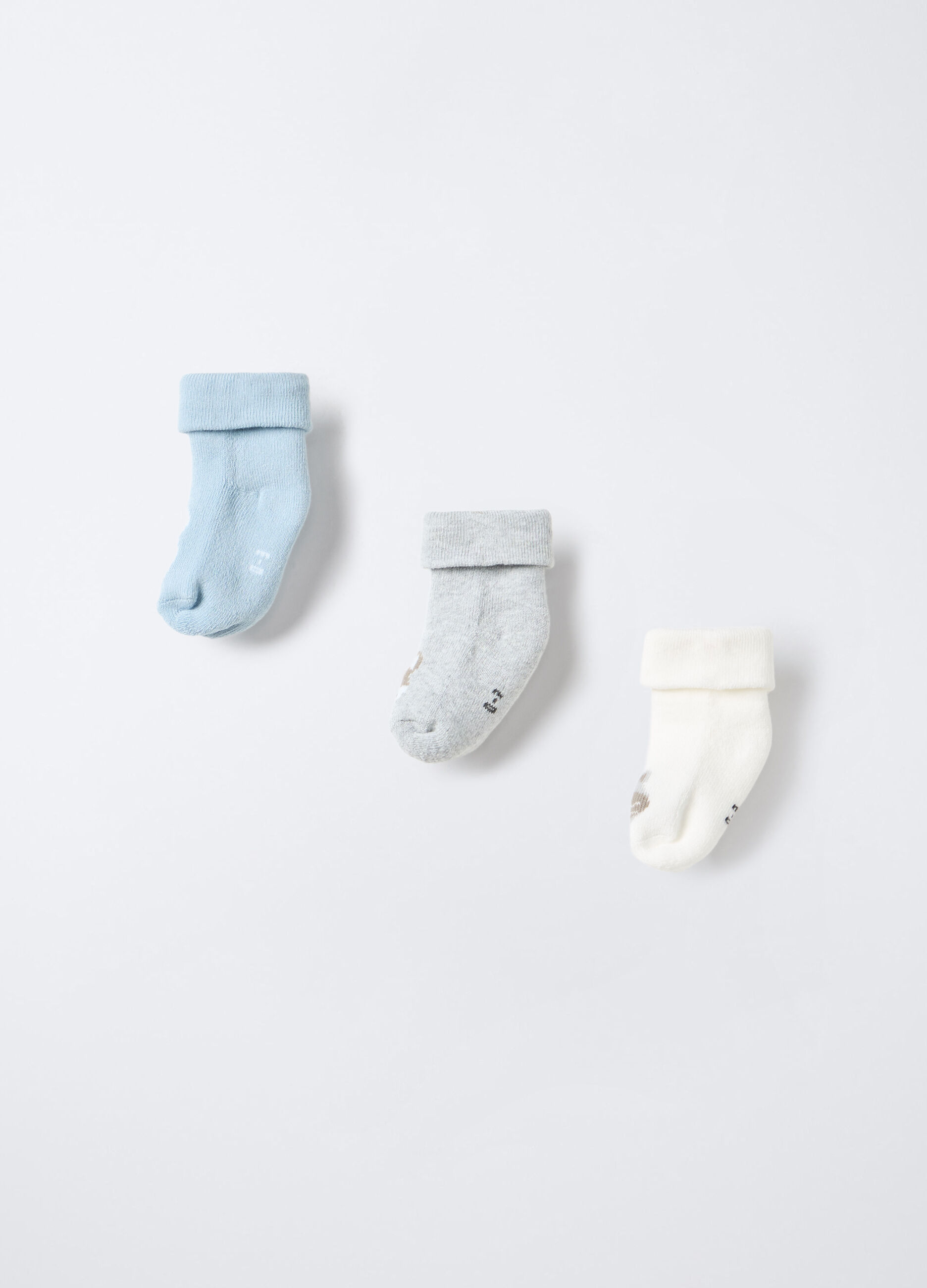 Pack 3 calze in spugna misto cotone stretch _1