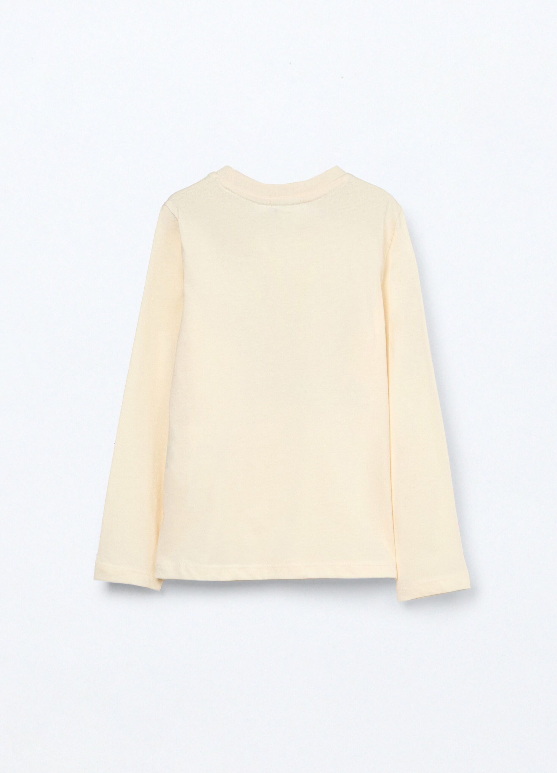 T-shirt in jersey di puro cotone bambina_1