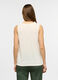 Canotta fitted con collo arricciato donna_1