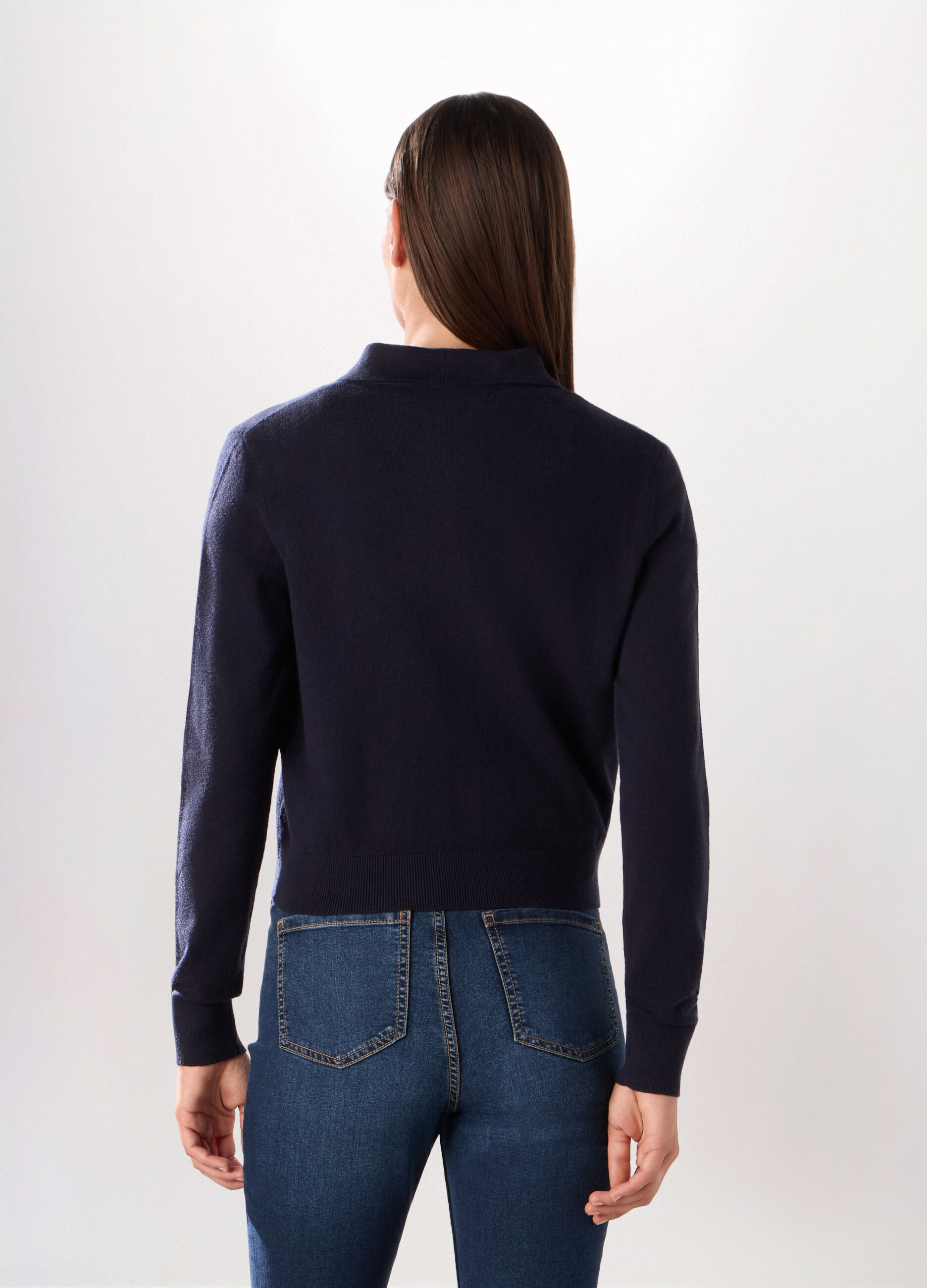Cardigan misto viscosa donna_1