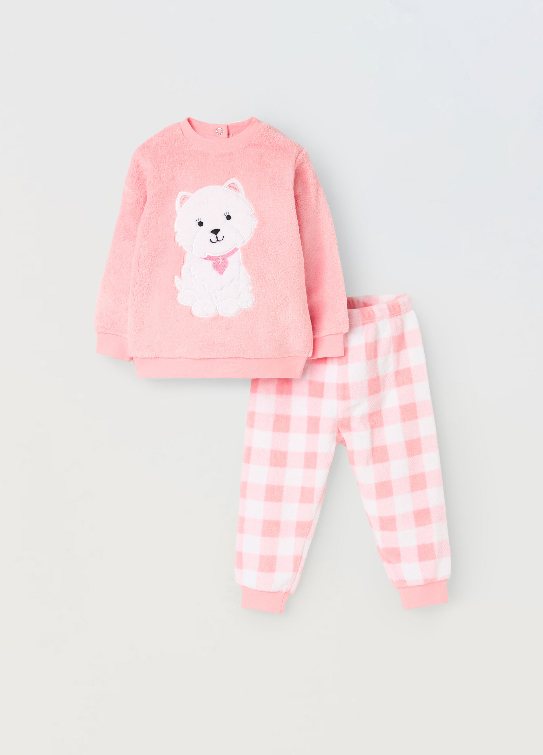 Pigiama in coral fleece neonata_0