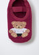Pack 2 scarpine antiscivolo in spugna di cotone stretch bambina_2