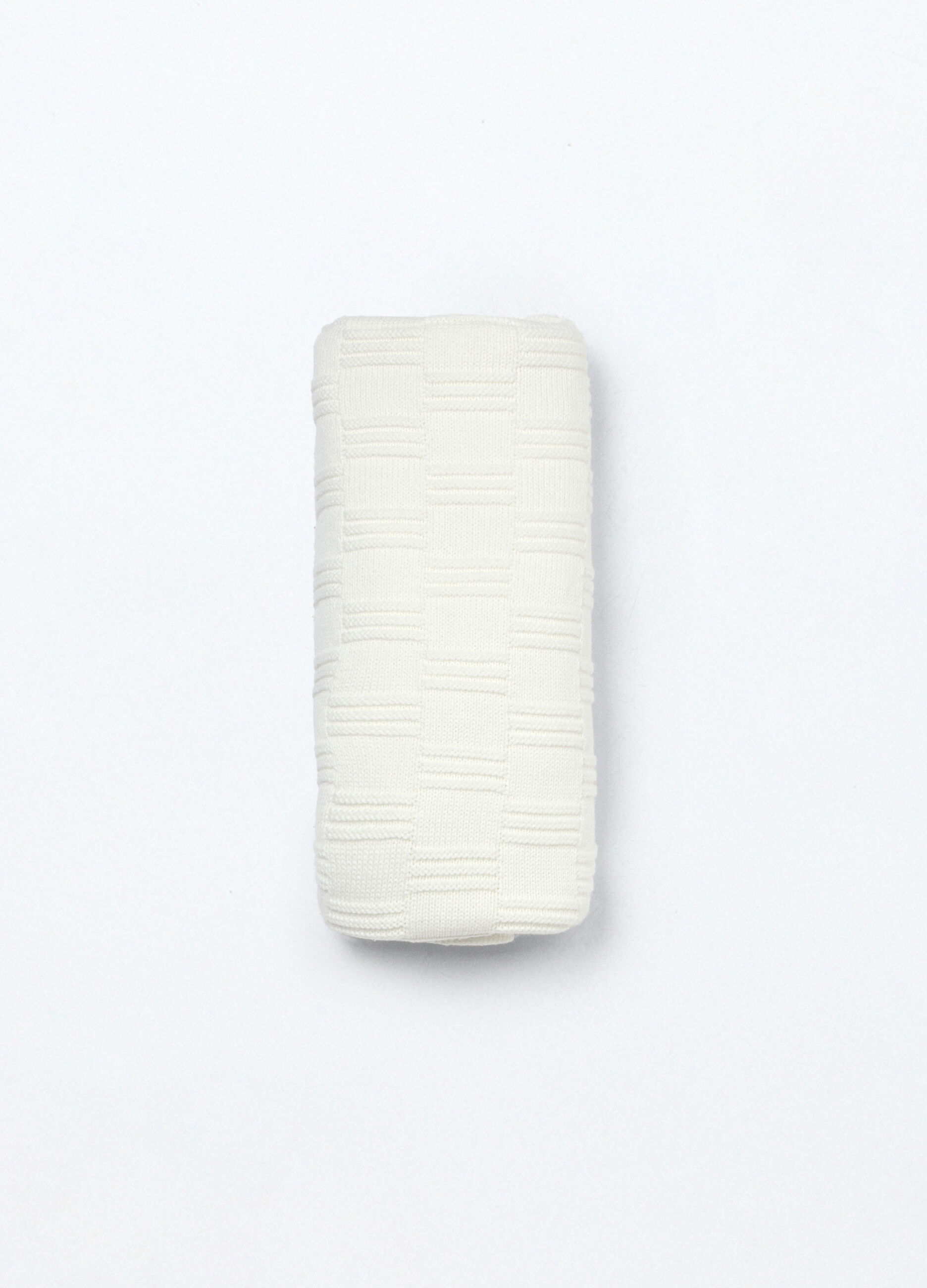 Coperta tricot in puro cotone _0