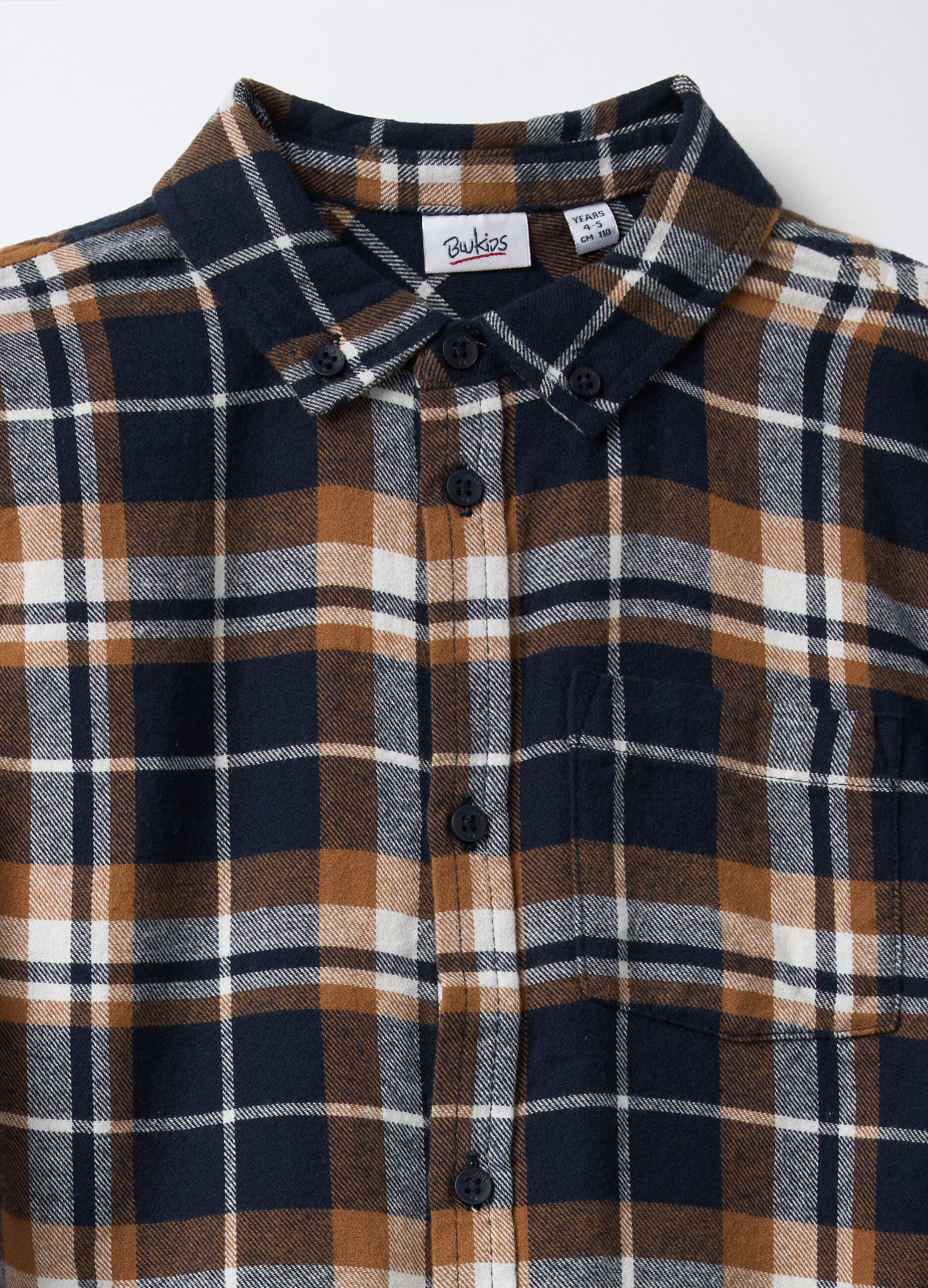 Camicia in flanella di puro cotone Fit Regular bambino_2