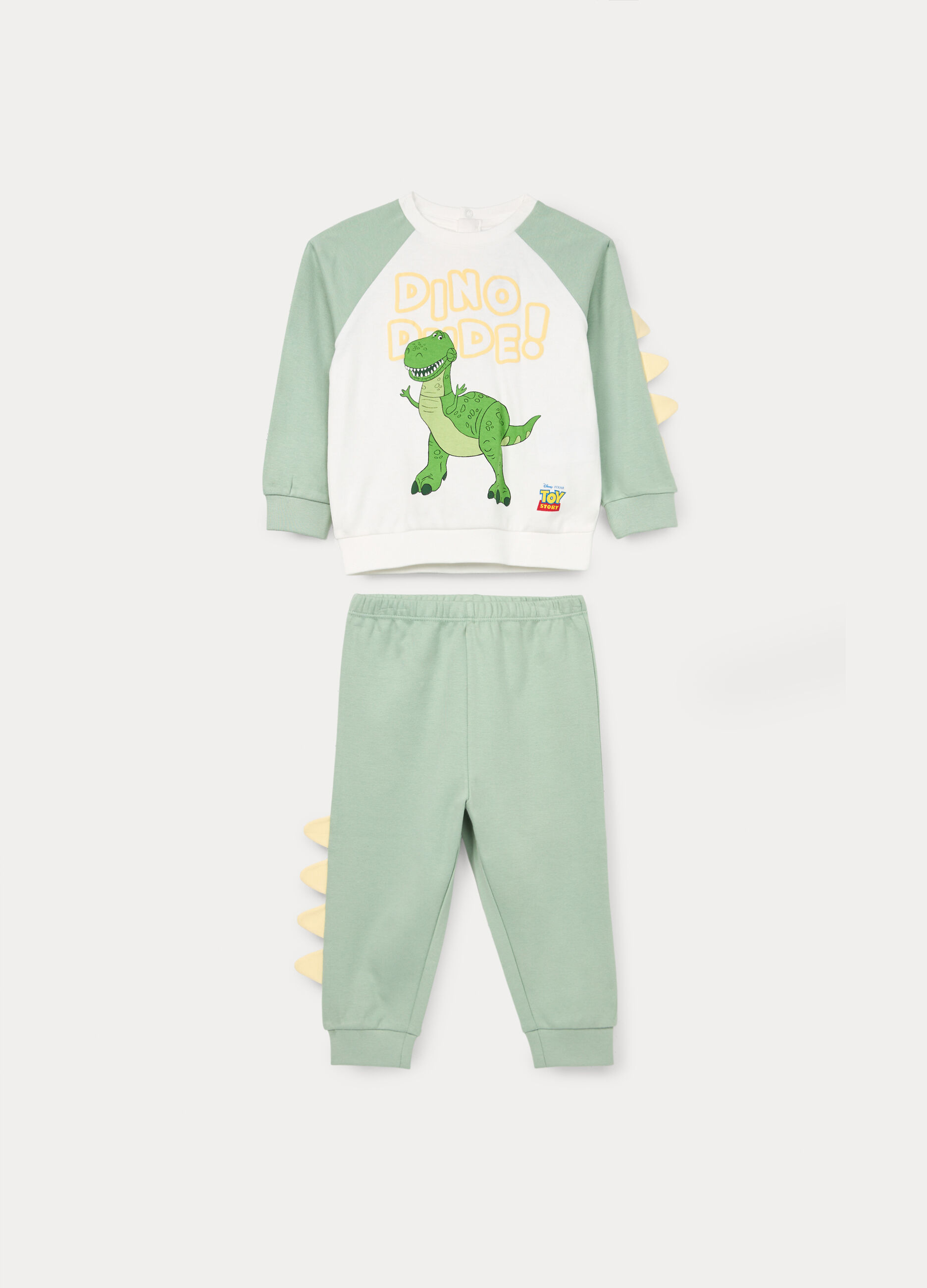 Set pigiama in interlock di puro cotone _0