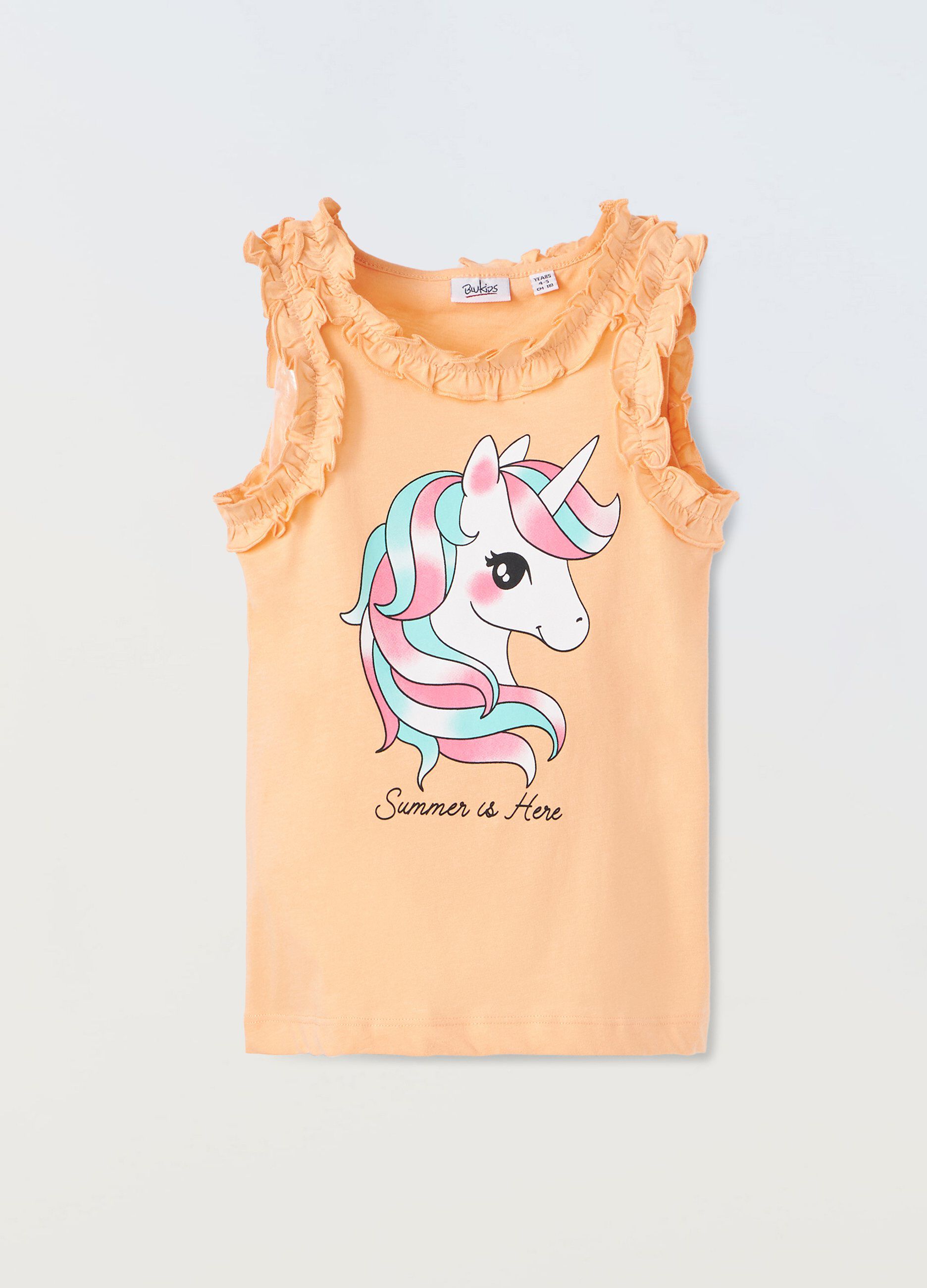 Canotta in puro cotone bambina_0