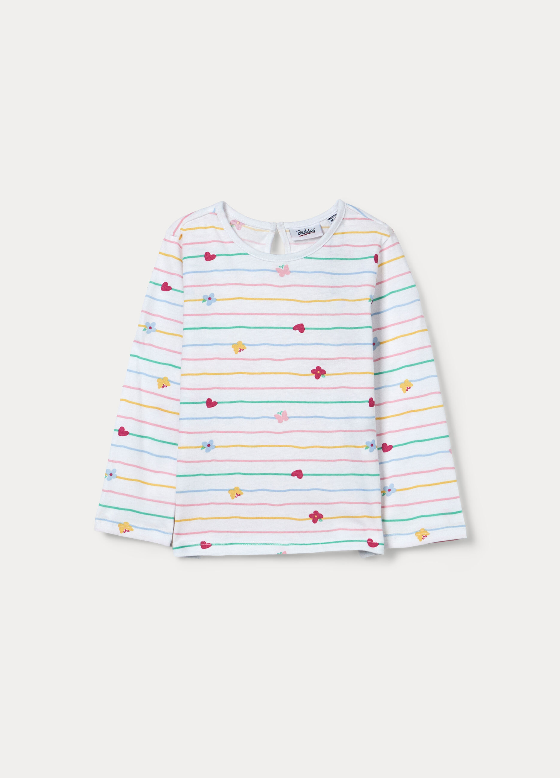 T-shirt in jersey di puro cotone bimba_0