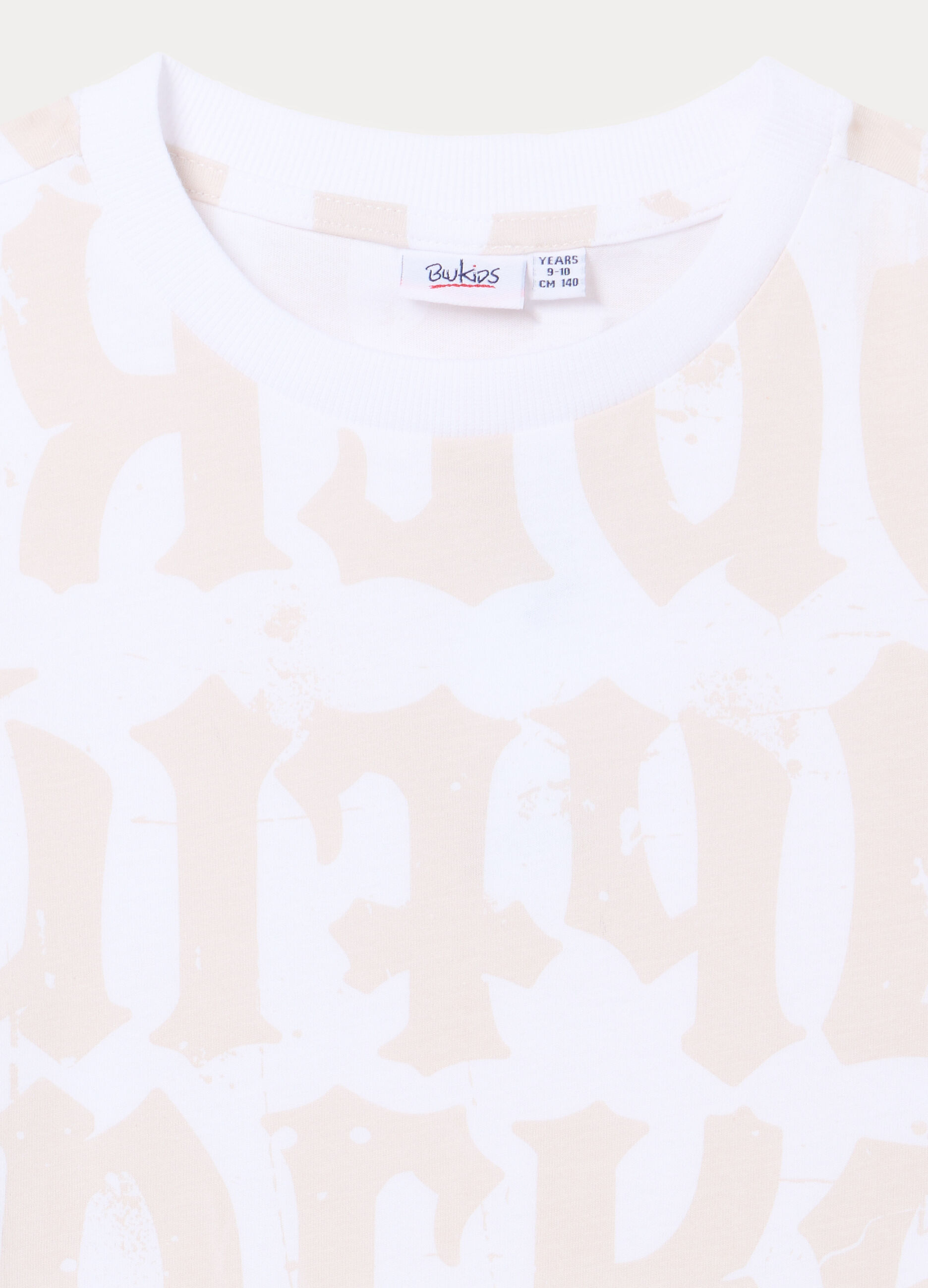 T-shirt girocollo in jersey di puro cotone ragazzo_1