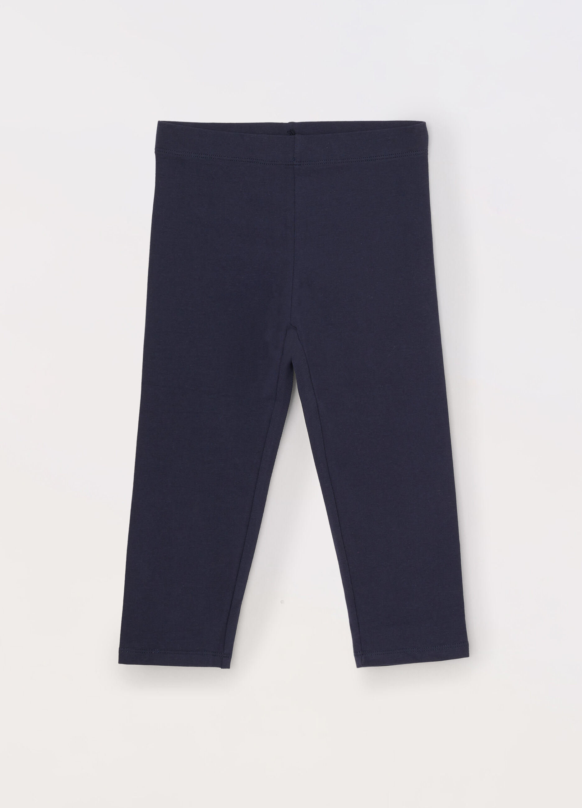 Leggings capri in jersey di cotone stretch ragazza_0