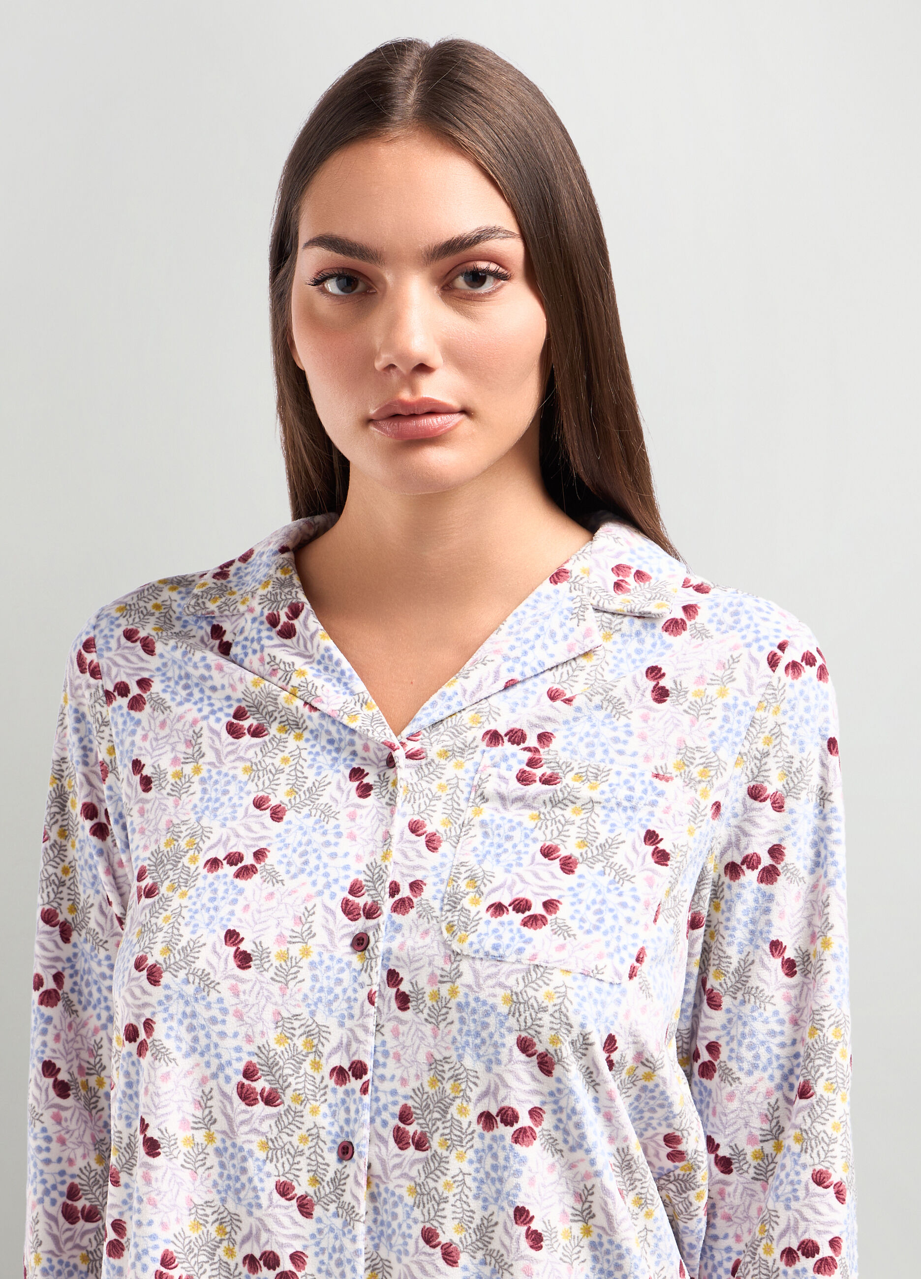 Camicia da notte velours donna_2