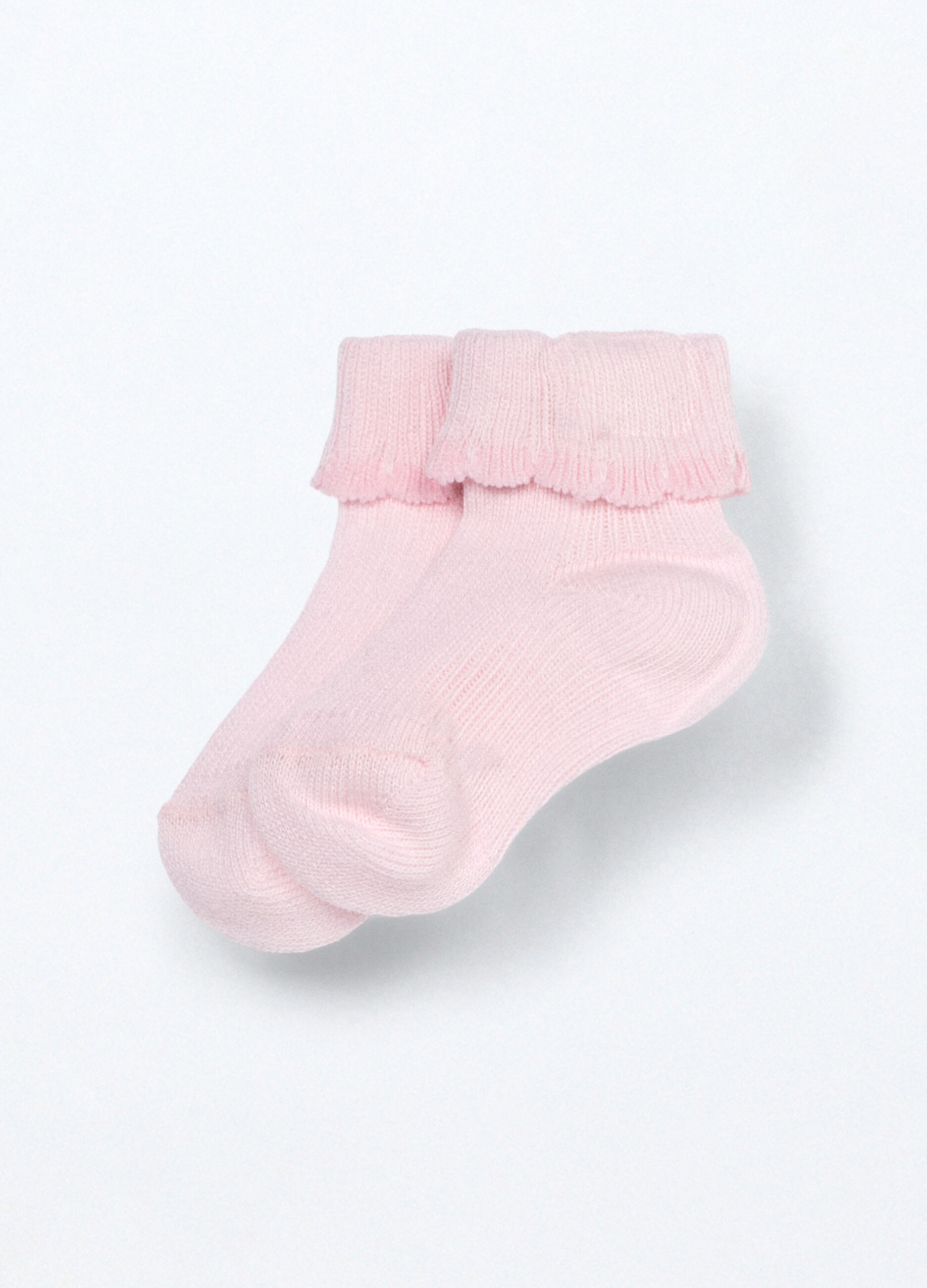 Pack 2 calze misto cotone Made in Italy neonato _0