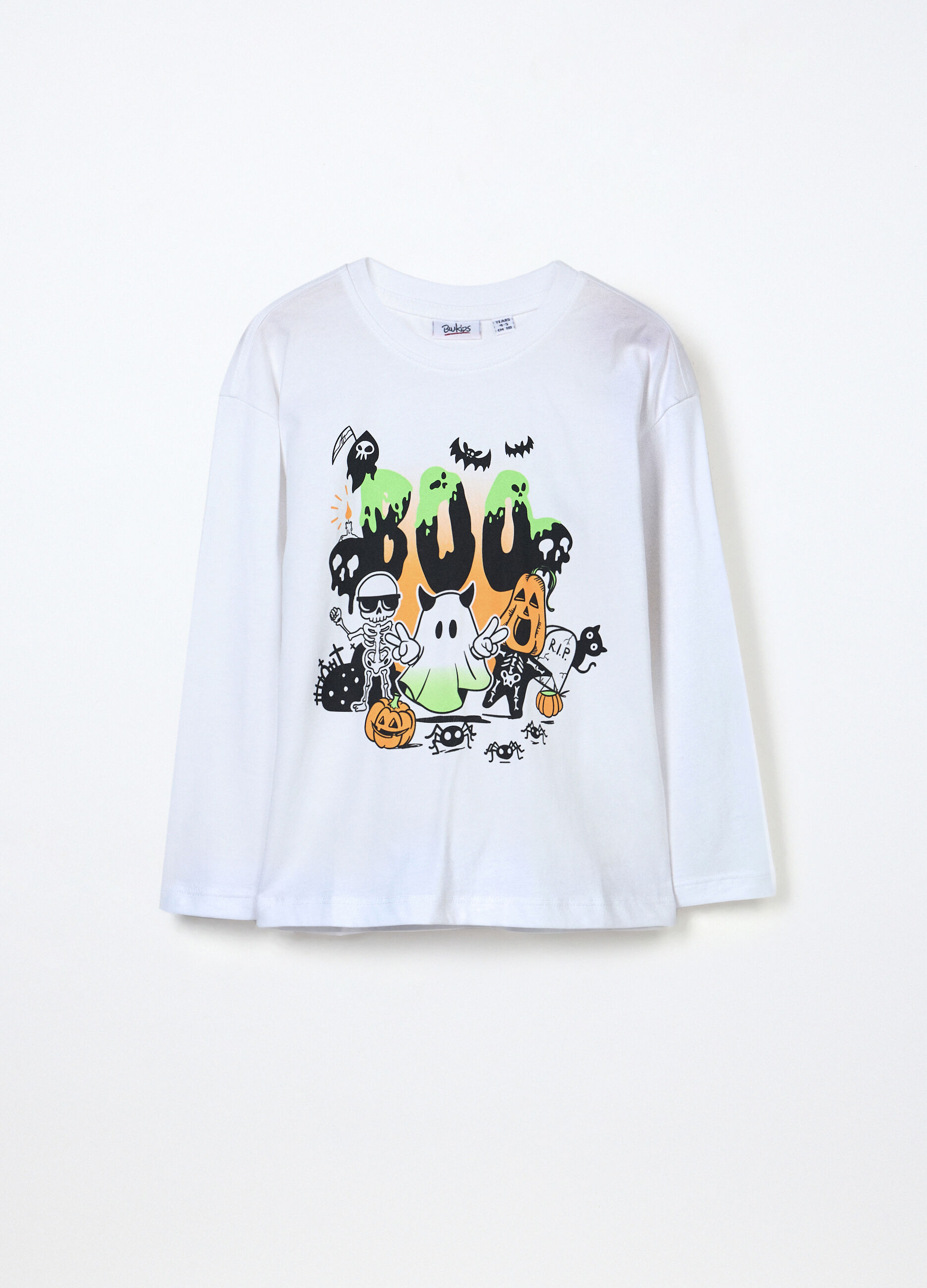 T-shirt in jersey di puro cotone bambino_0
