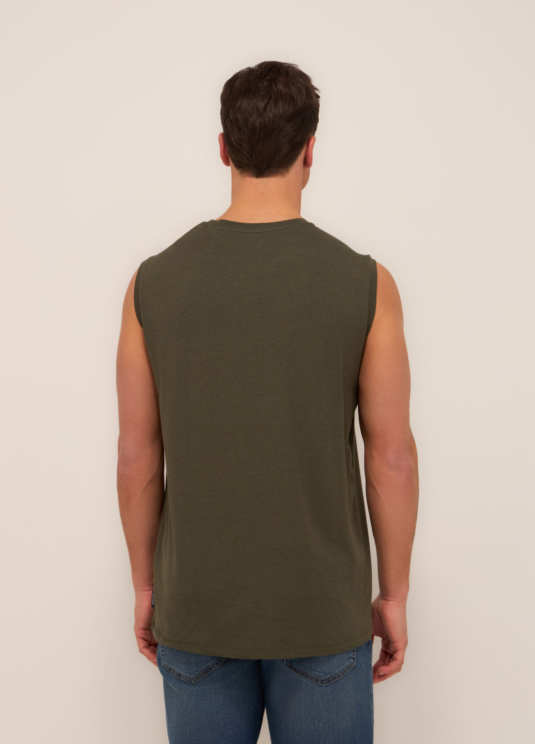 Canotta in cotone e modal stretch uomo_1