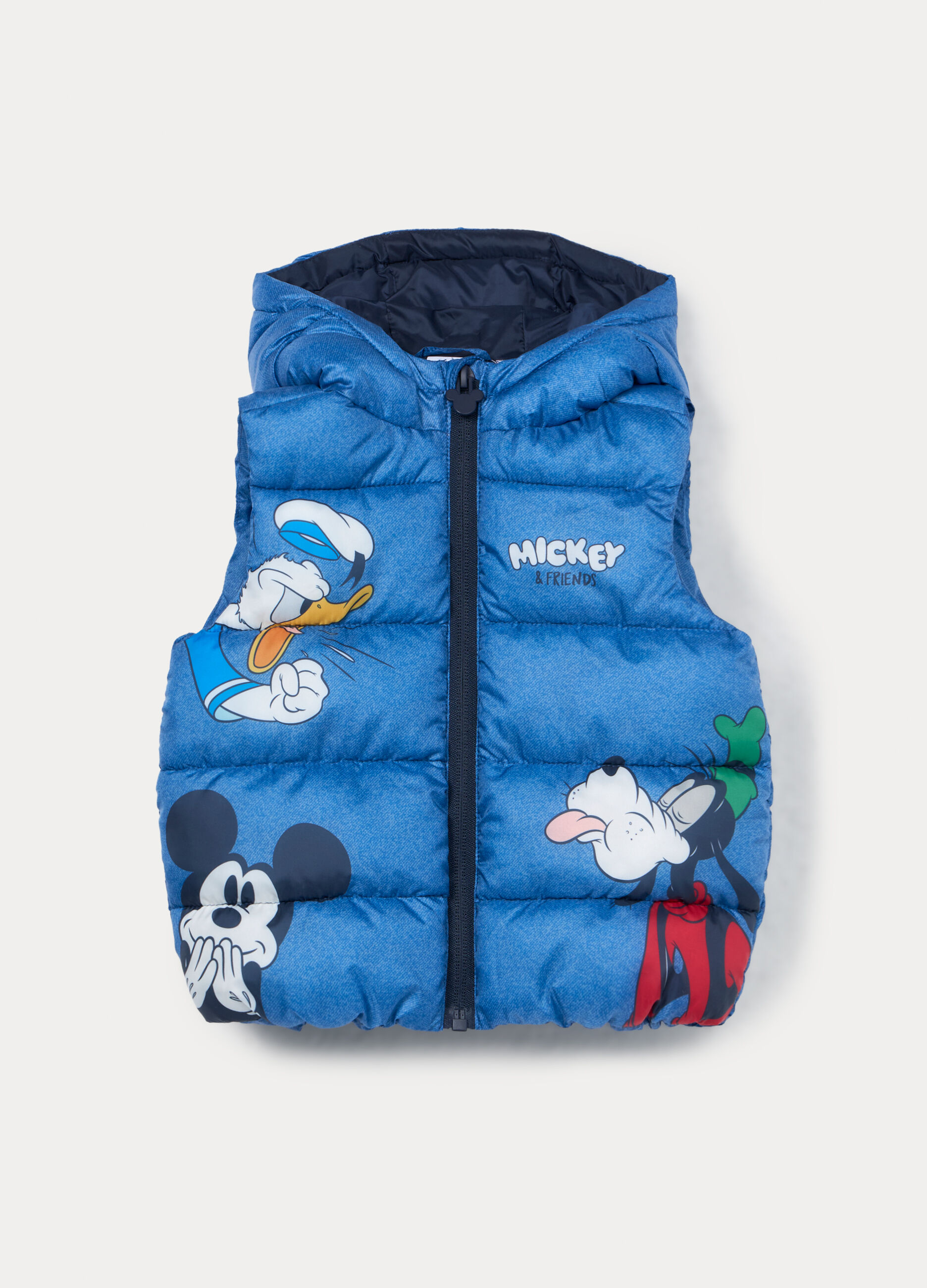 Giubbino imbottito smanicato in taffet&agrave; Disney bimbo_0