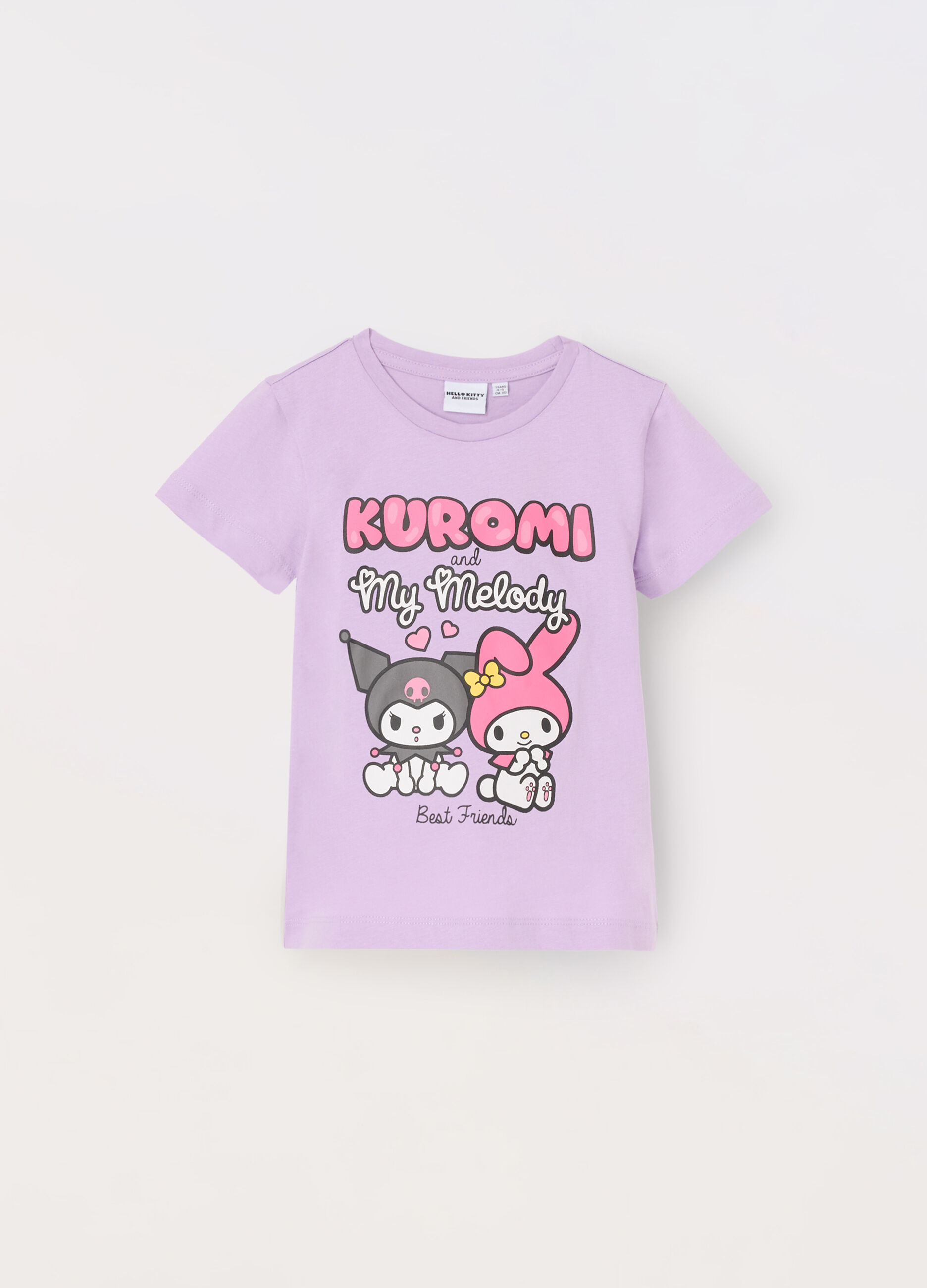 T-shirt Hello Kitty in puro cotone bambina_0