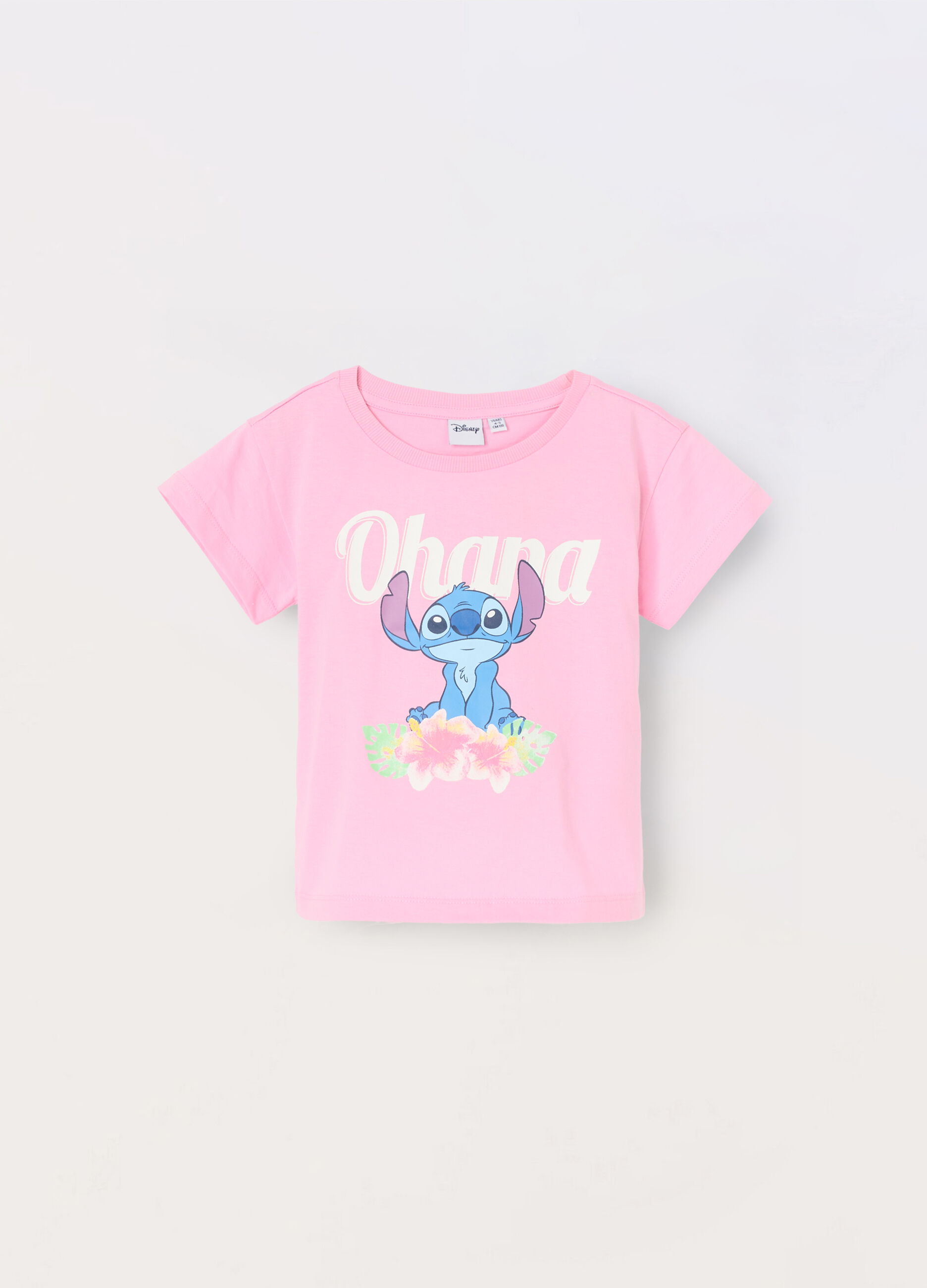 T-shirt Stitch in puro cotone bambina_0