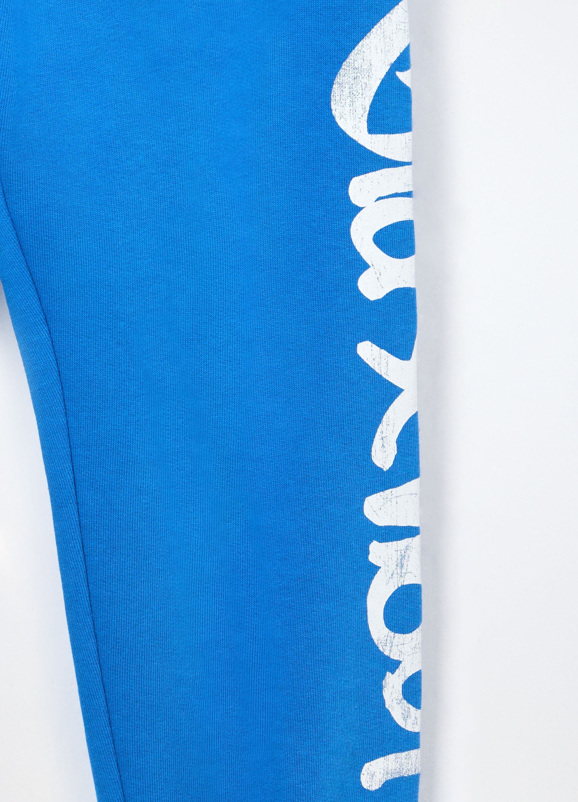 Jogger in french terry di puro cotone bambino_2