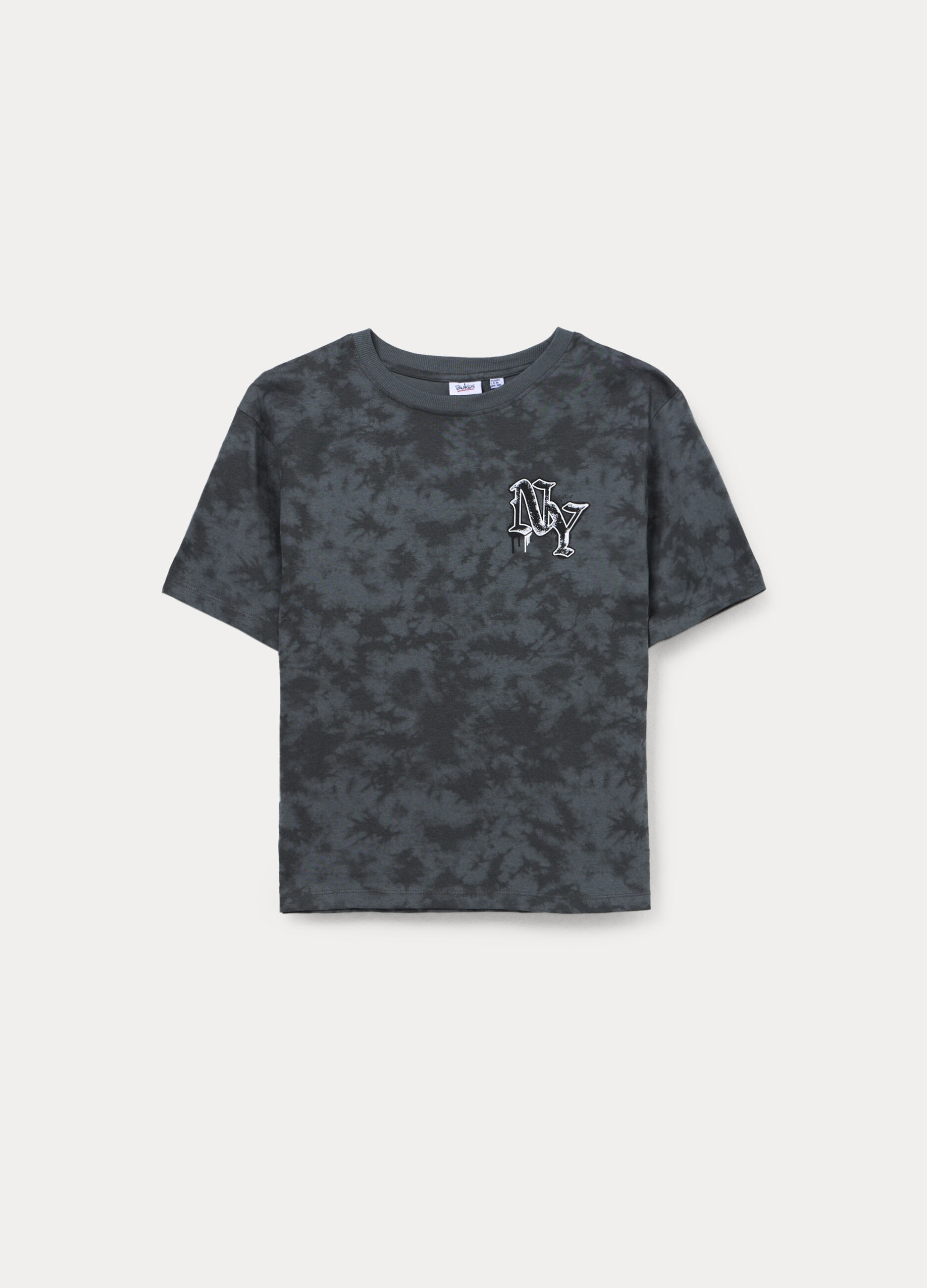 T-shirt girocollo in jersey di puro cotone ragazzo_0