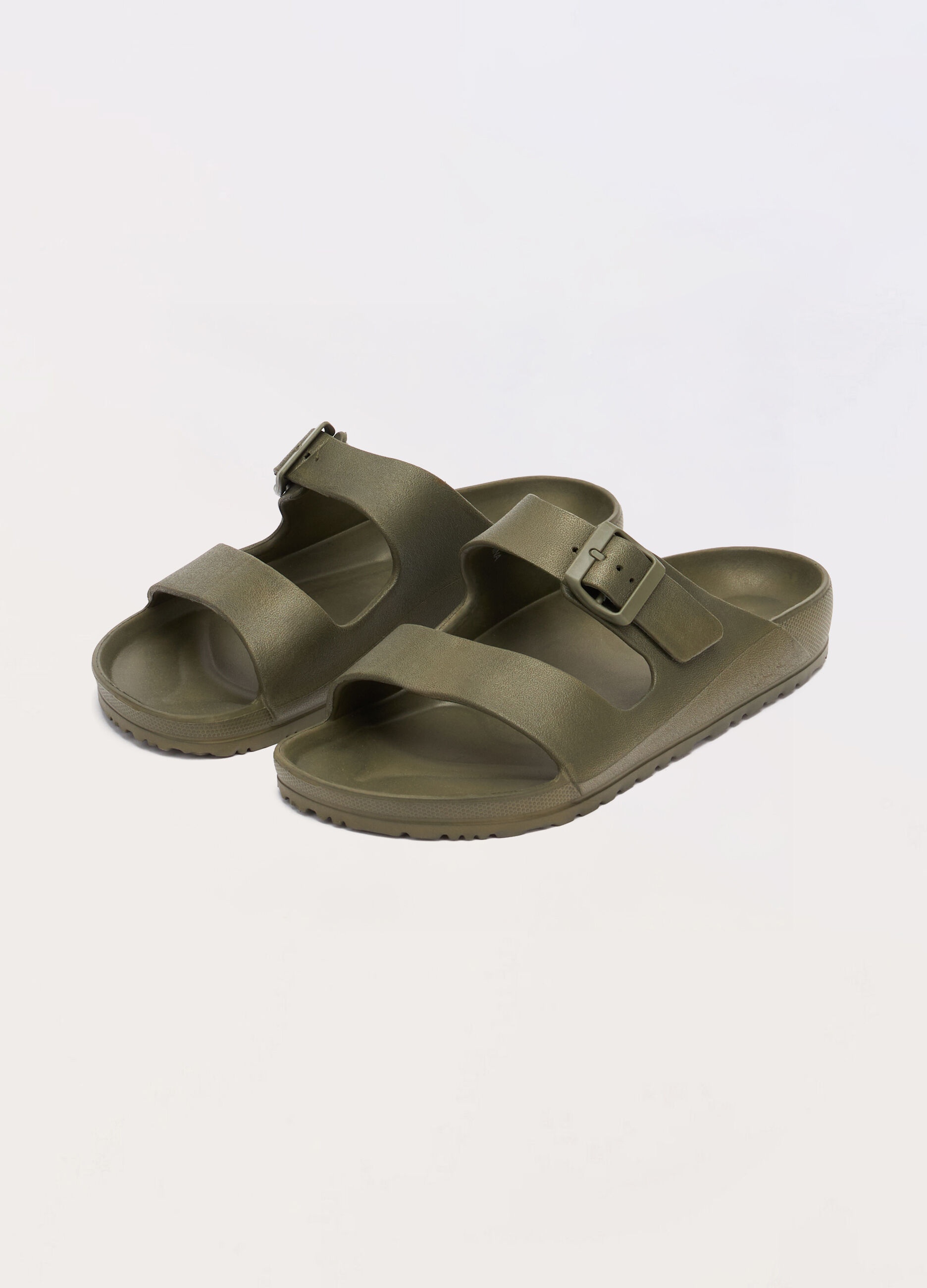 Sandali con fibbie in plastica uomo