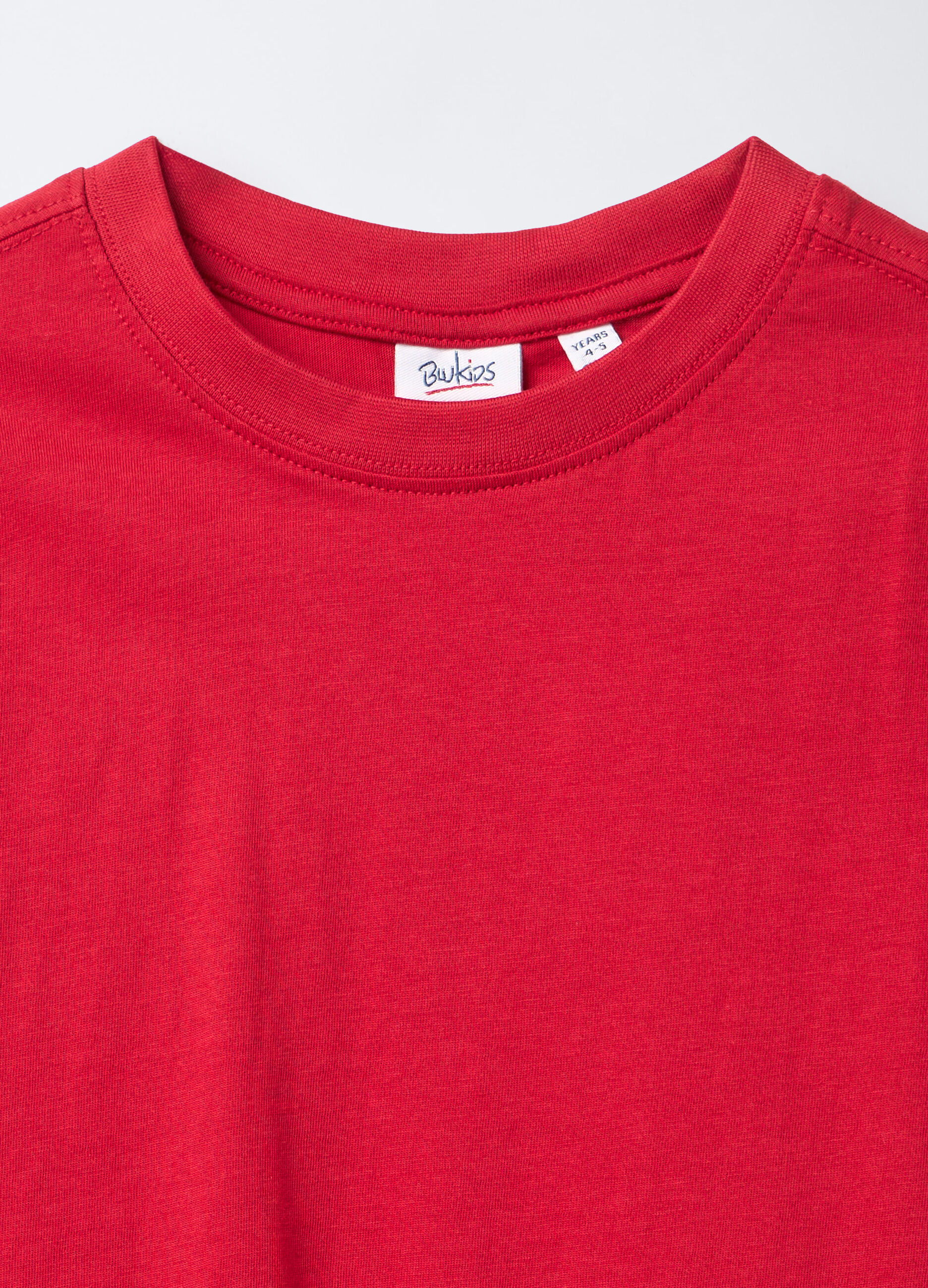 T-shirt girocollo in jersey di puro cotone bambino_2