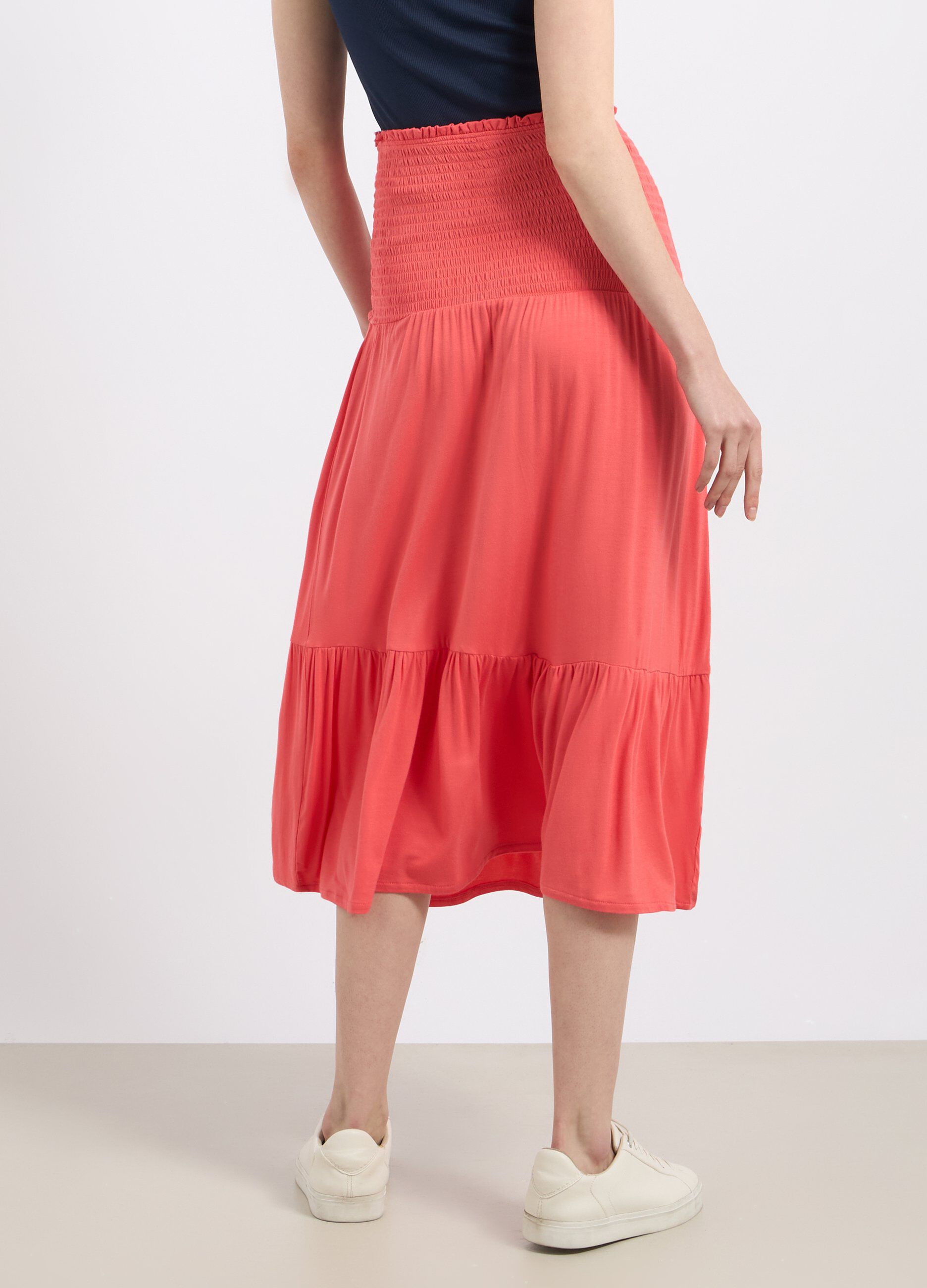 Gonna lunga in viscosa stretch donna_1