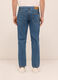 Jeans 5 tasche slim fit in denim di cotone uomo_1