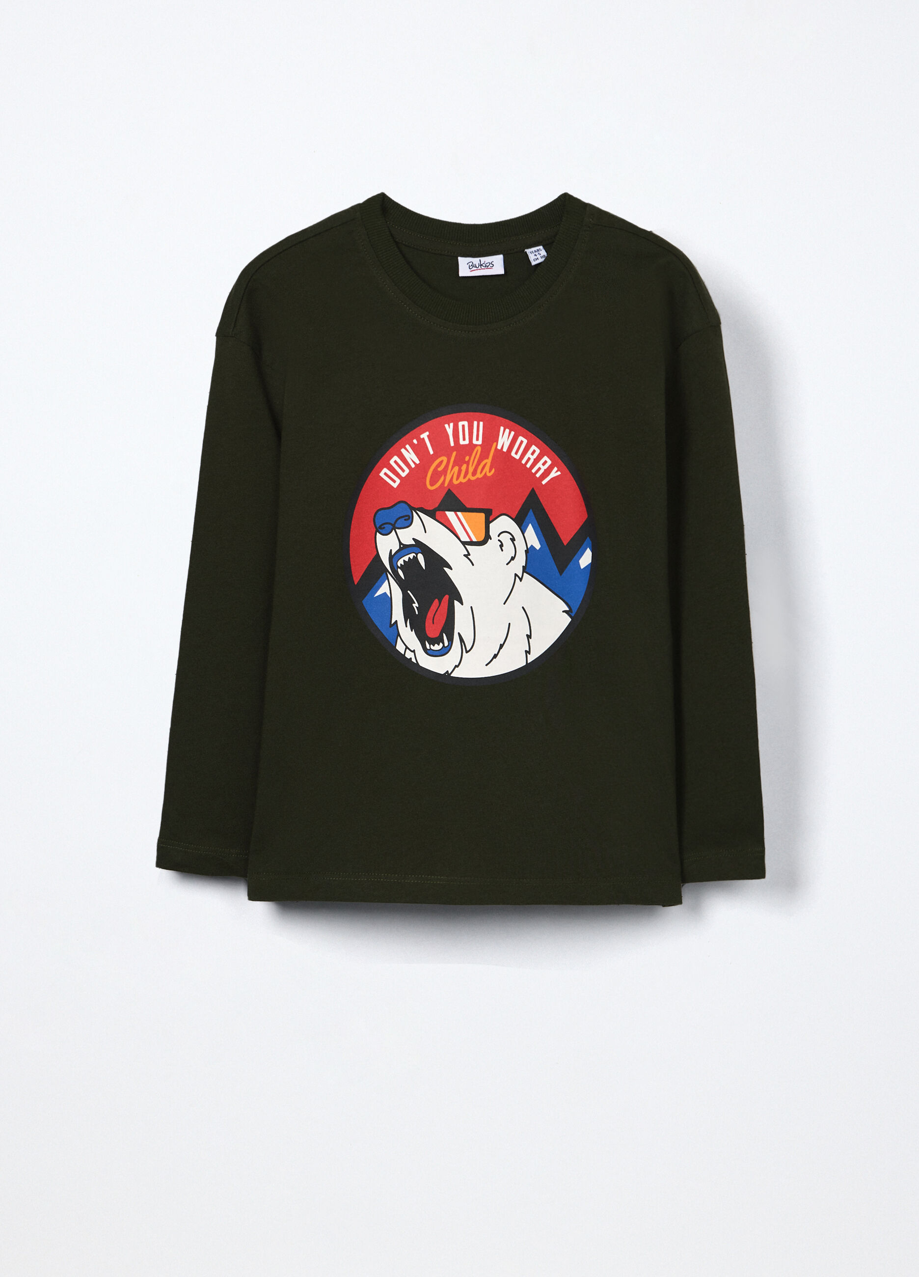 T-shirt in jersey di puro cotone bambino_0